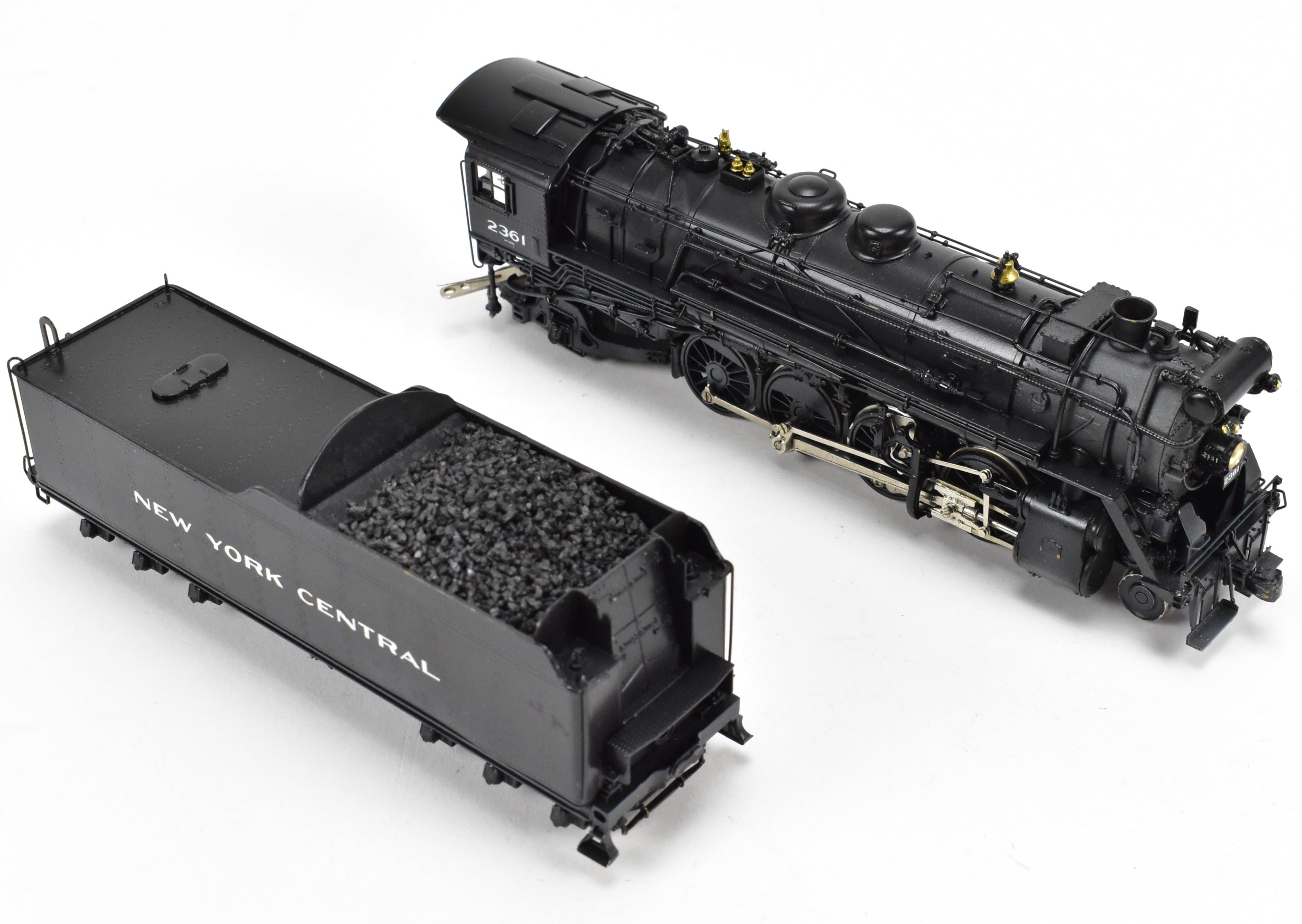 High - Quality HO Scale Brass PFM SKI NYC New York Central H - 10b 2 - 8 - 2 Model Locomotive with Professional Paint No. 2361
