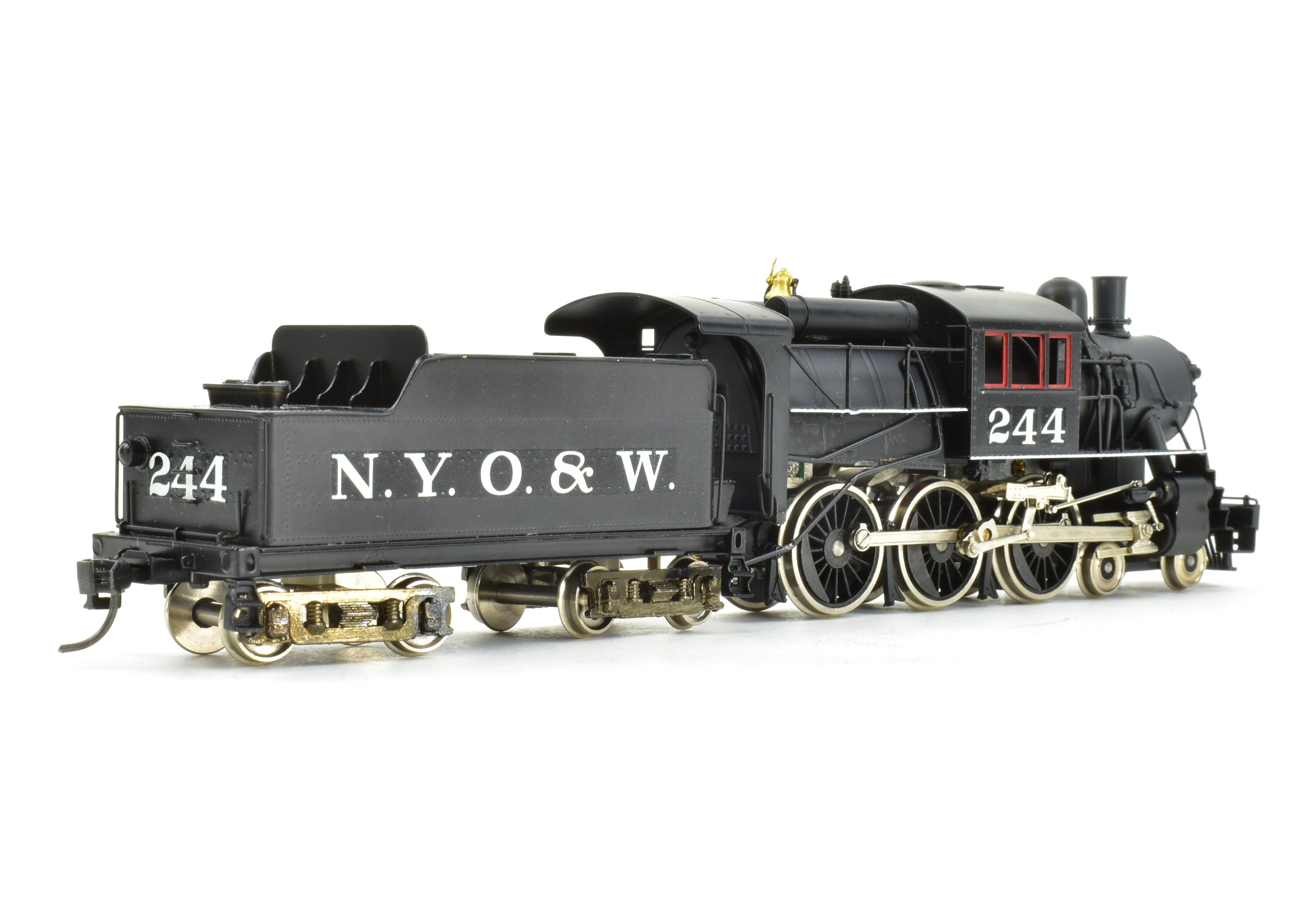 HO Scale Brass NPP Nickel - Plated New York Ontario & Western U - 1 4 - 6 - 0 Camelback Locomotive