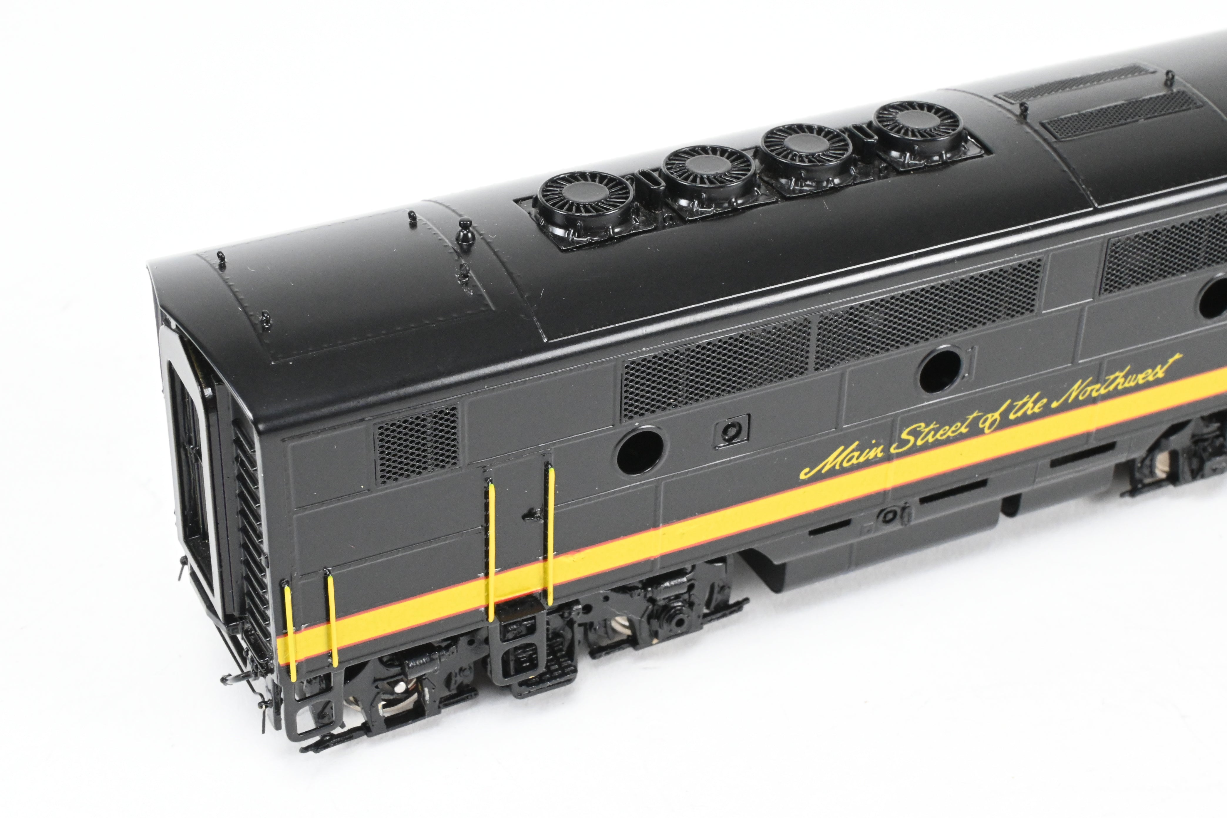 HO Scale Brass Model Train Set - Northern Pacific EMD F9A/F9B/F3B Set in Freight Scheme by Oriental Limited