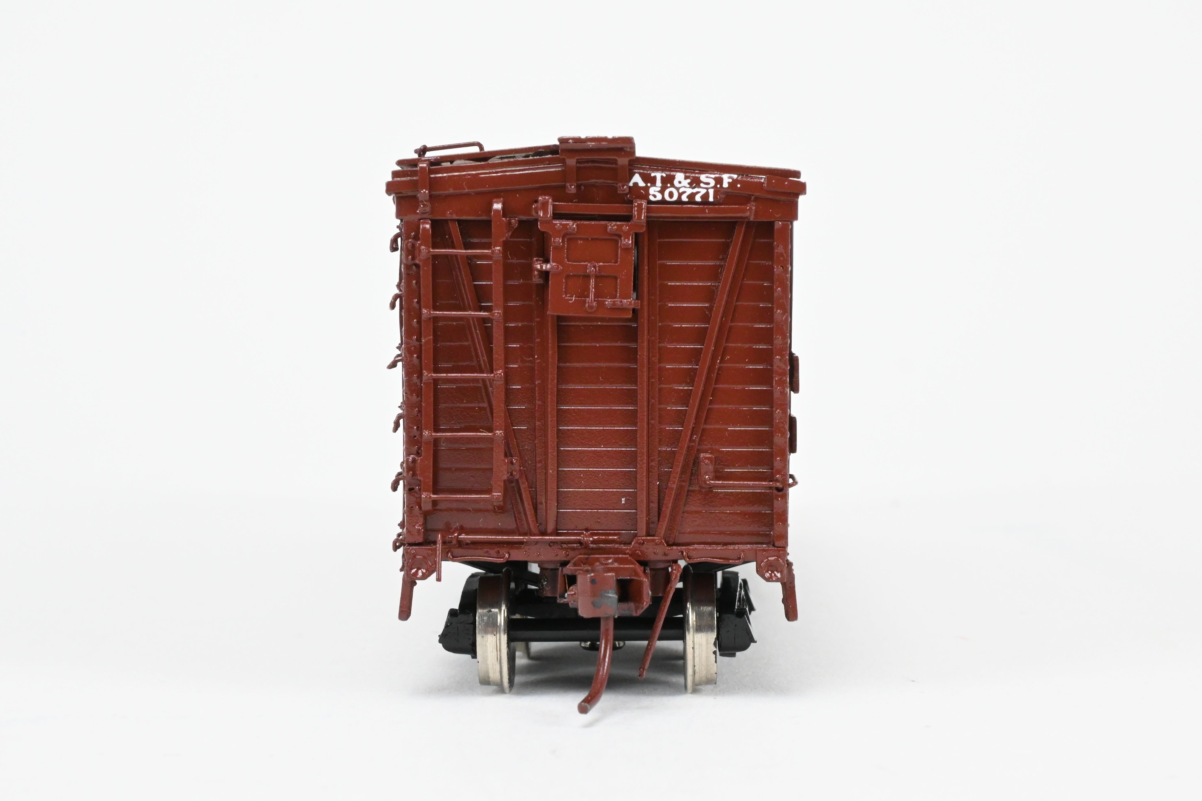HO Scale Brass ATSF - Santa Fe Sk-R Stock Car No. 60771 Custom Painted