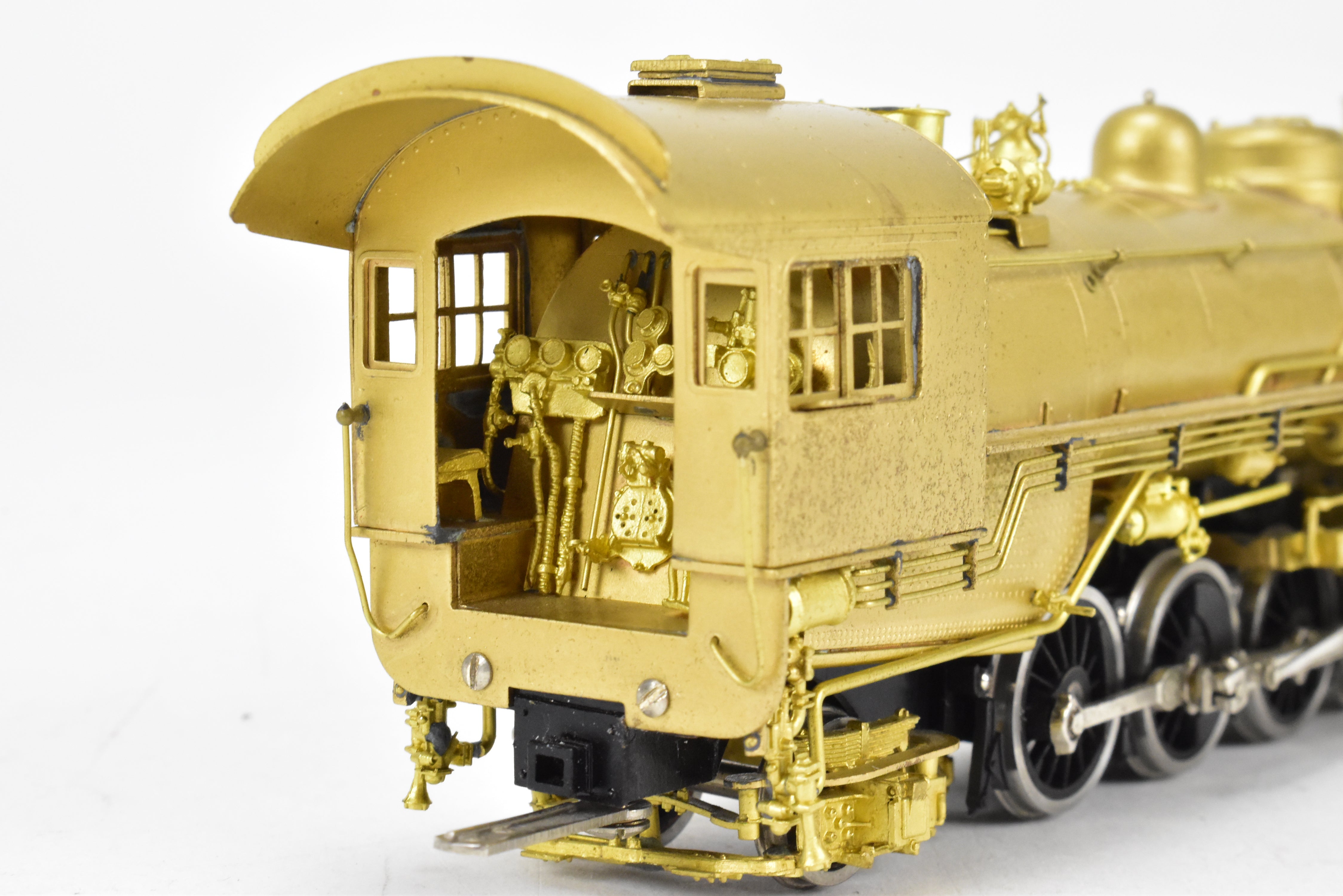 High - Quality HO Scale Brass Nickel - Plated Erie Railroad N - 1 2 - 8 - 2 Model Train by NPP - Nickel Plate Products