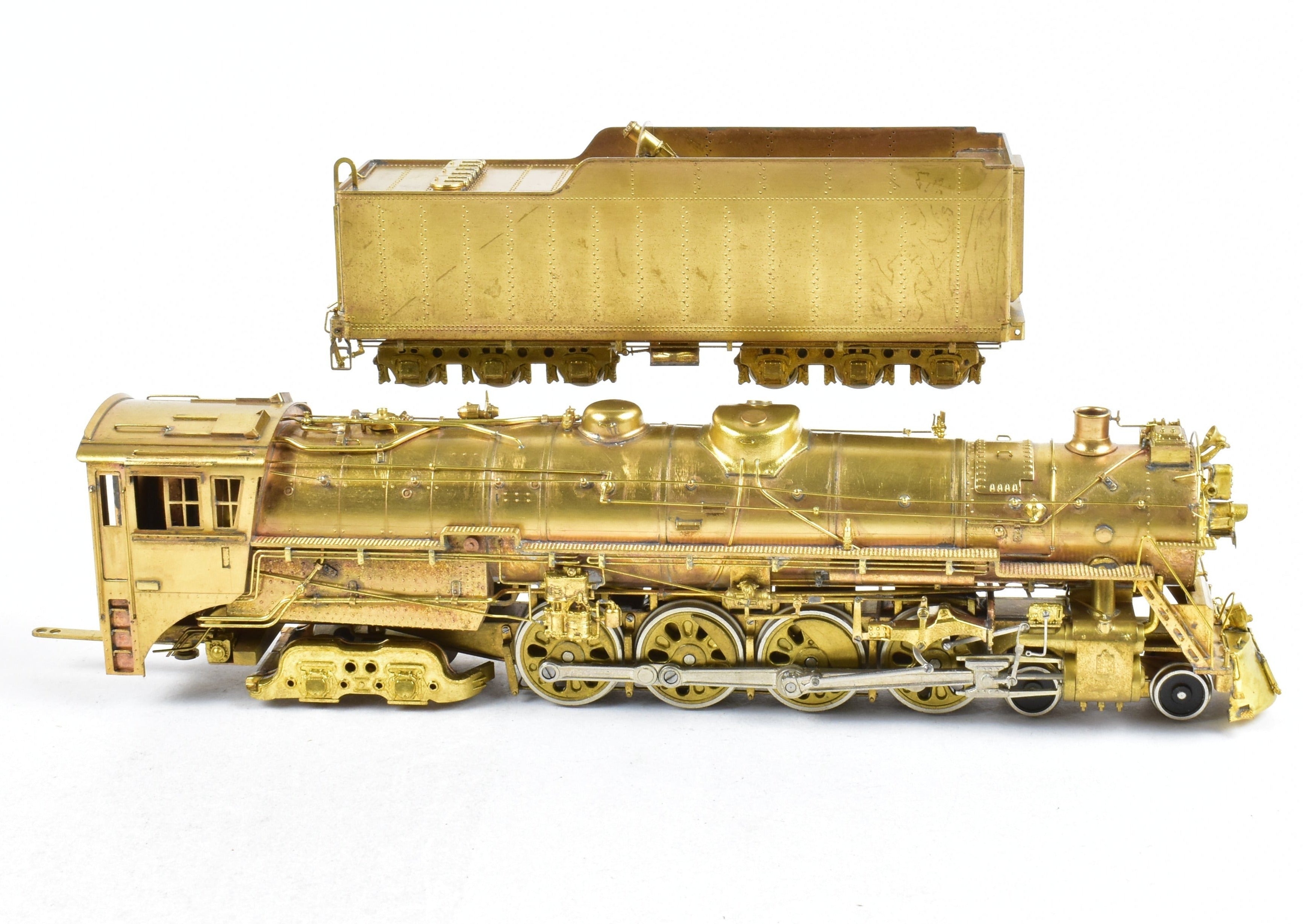 HO Scale Brass Pacific Fast Mail (PFM) Model Train - Toby CB&Q Burlington Route 4-8-4 Class O-5 Crown Model from 1969 Run