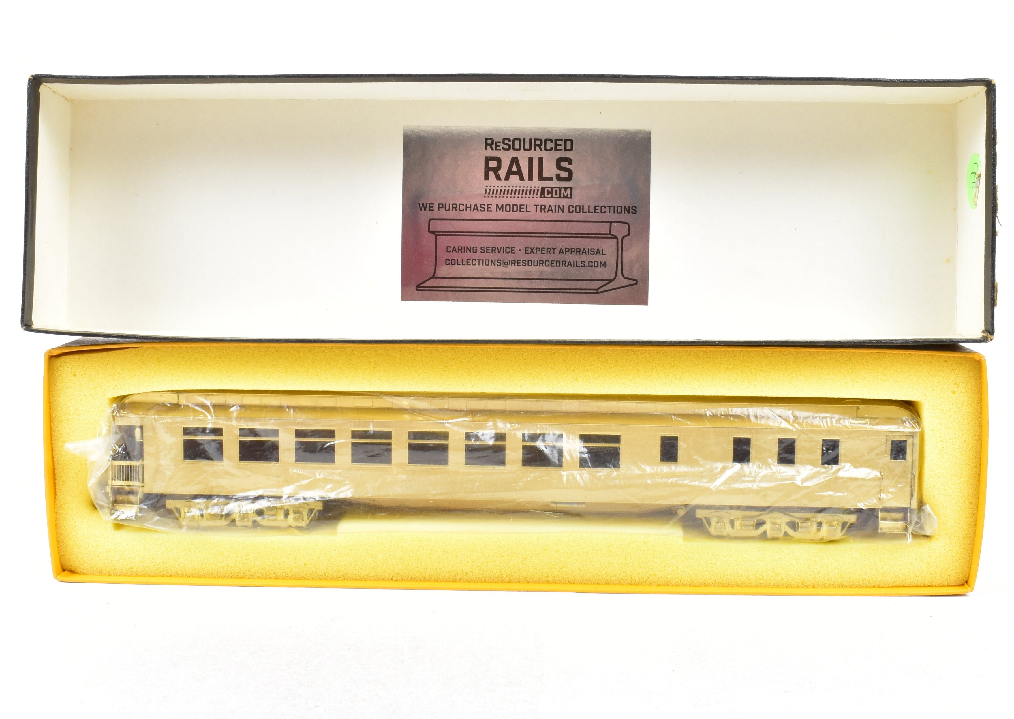 HO Scale Brass Nickel Plated Model Train - New York Ontario & Western Observation Car by Nickel Plate Products