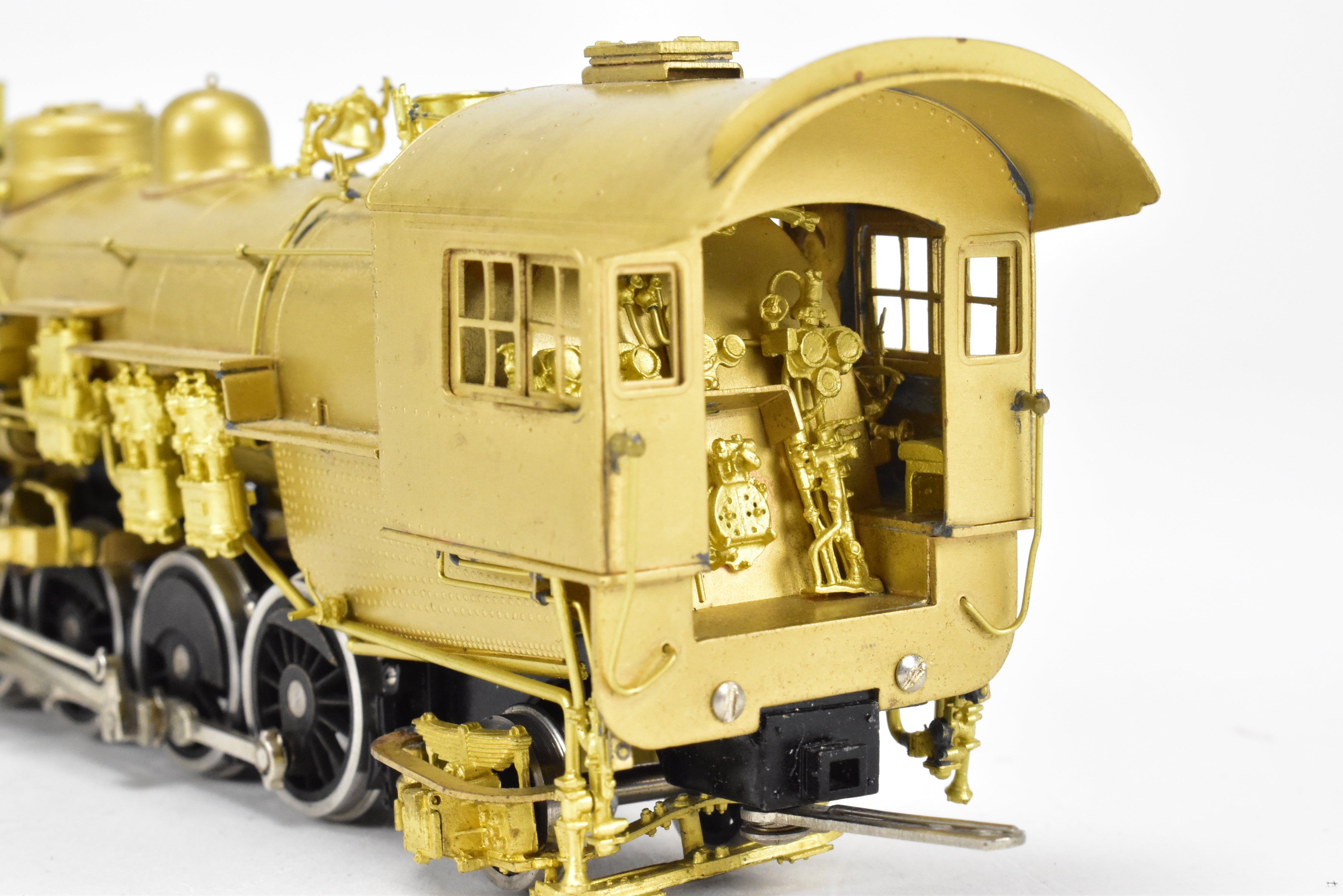 High - Quality HO Scale Brass Nickel - Plated Erie Railroad N - 1 2 - 8 - 2 Model Train by NPP - Nickel Plate Products
