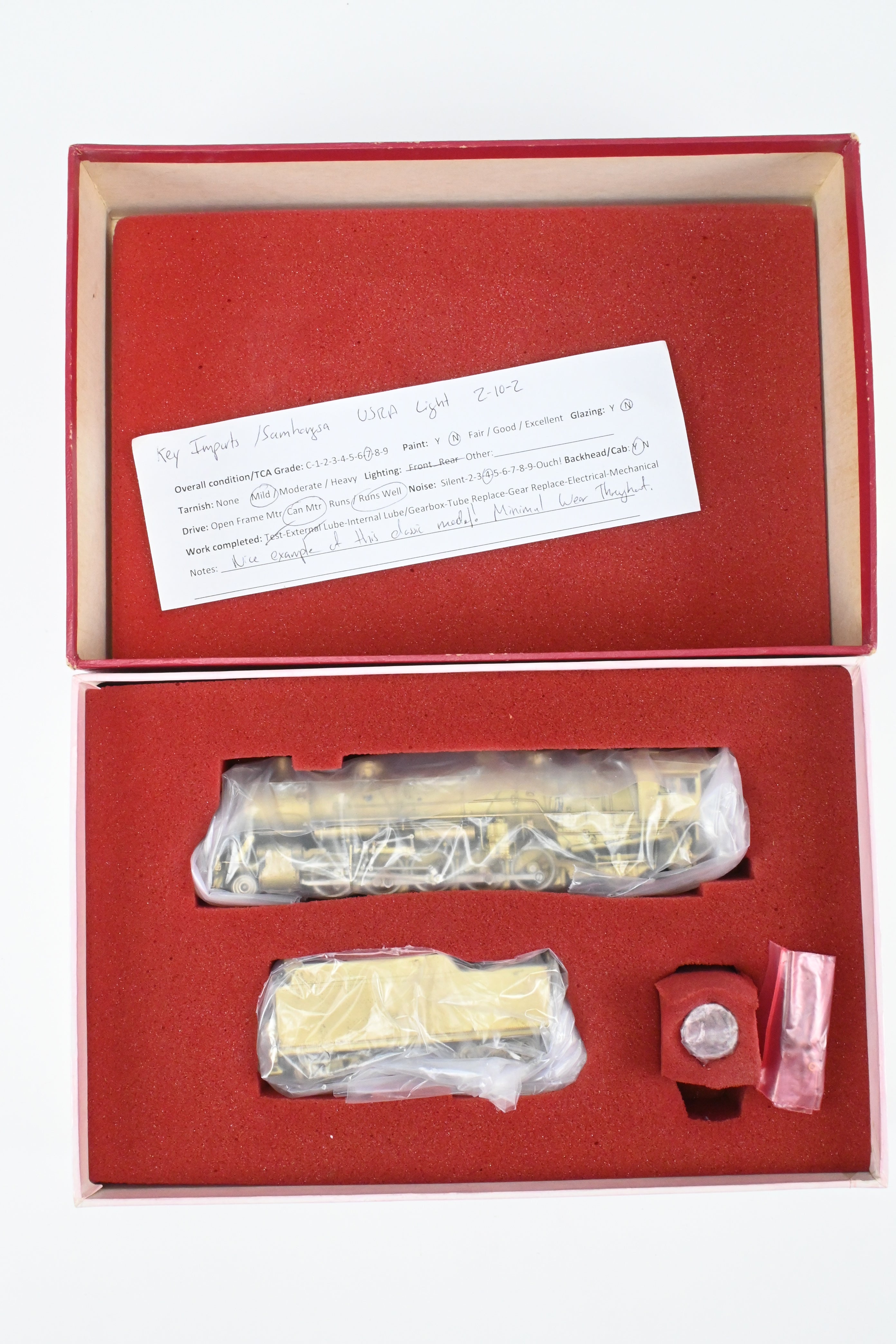 USRA Light 2-10-2 HO Brass Key Imports from the United States Railway Administration