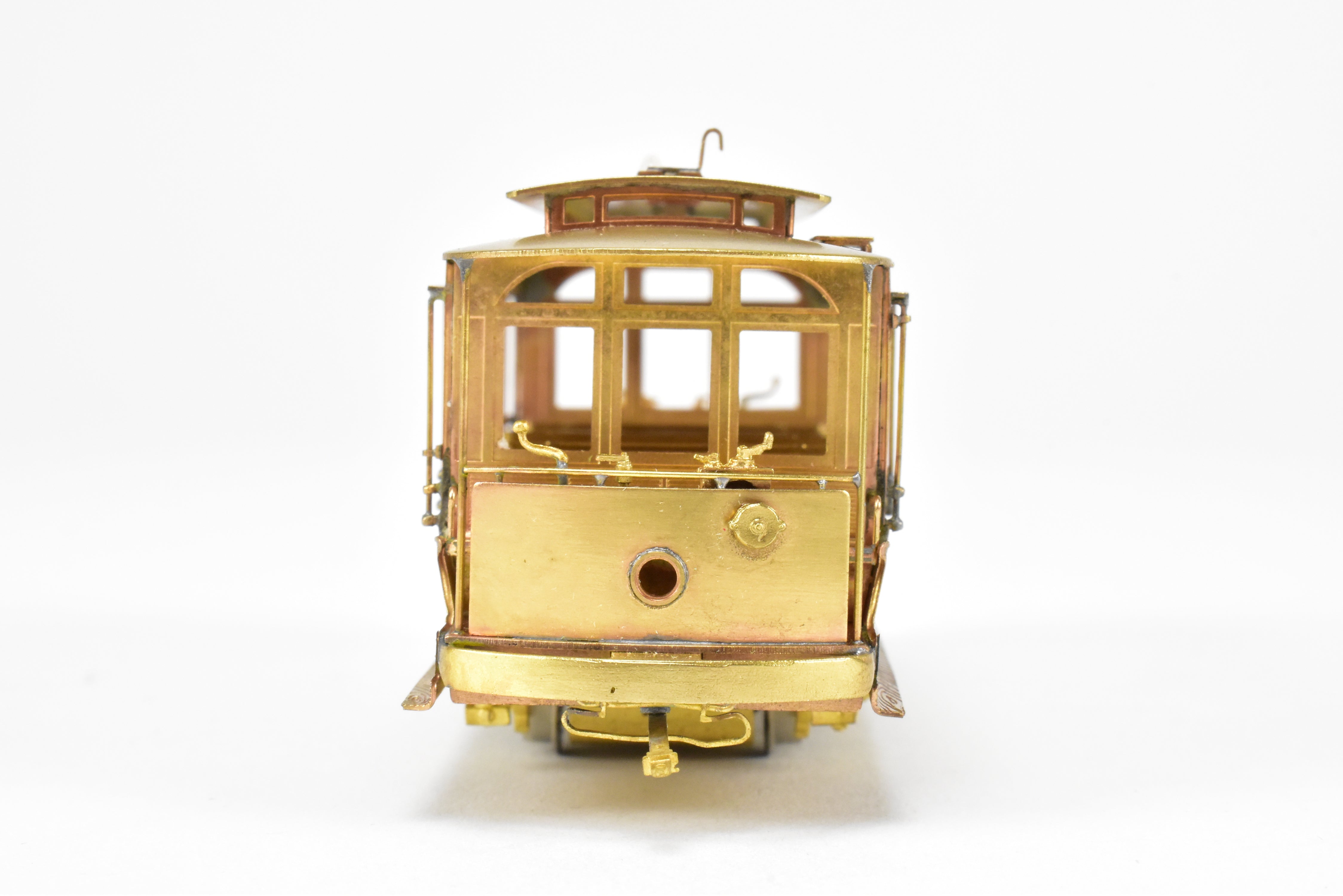 HO Scale Brass MTS Imports Various Roads Brill 10 Bench Open Trolley Model for Model Train Enthusiasts