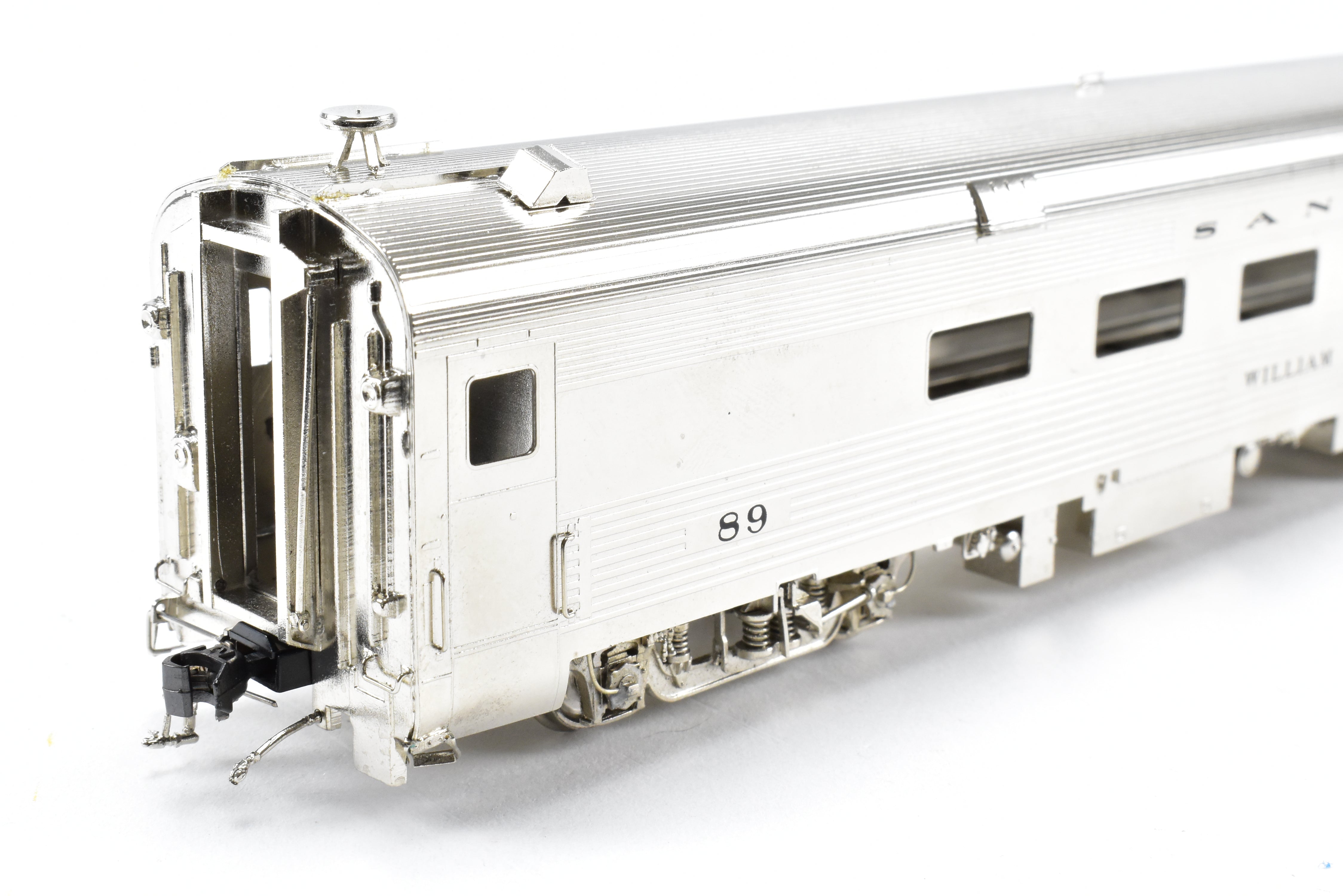 HO Brass Stewart Locomotive Works ATSF Santa Fe #89 William Barstow Strong Decorated Model