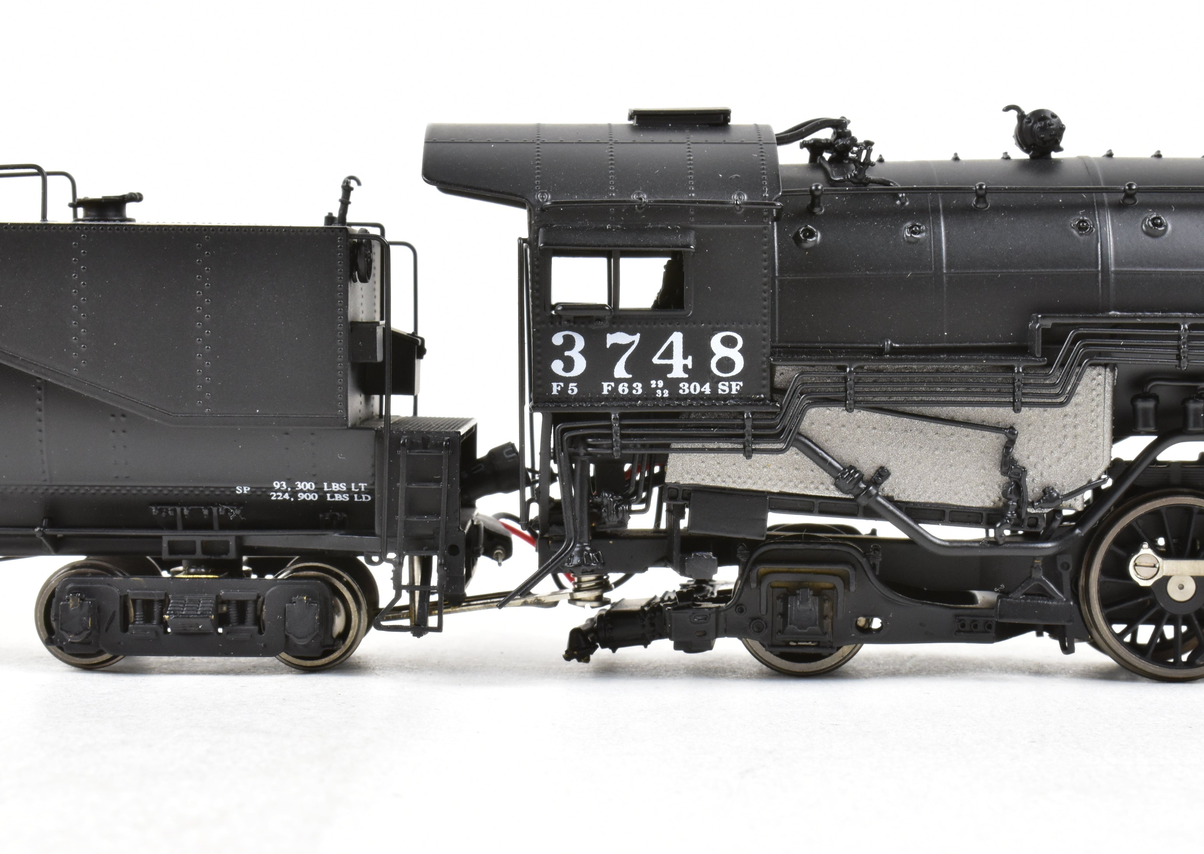 HO Scale Brass Sunset Models Southern Pacific F-5 2-10-2 Steam Locomotive Model Factory Painted No. 3748