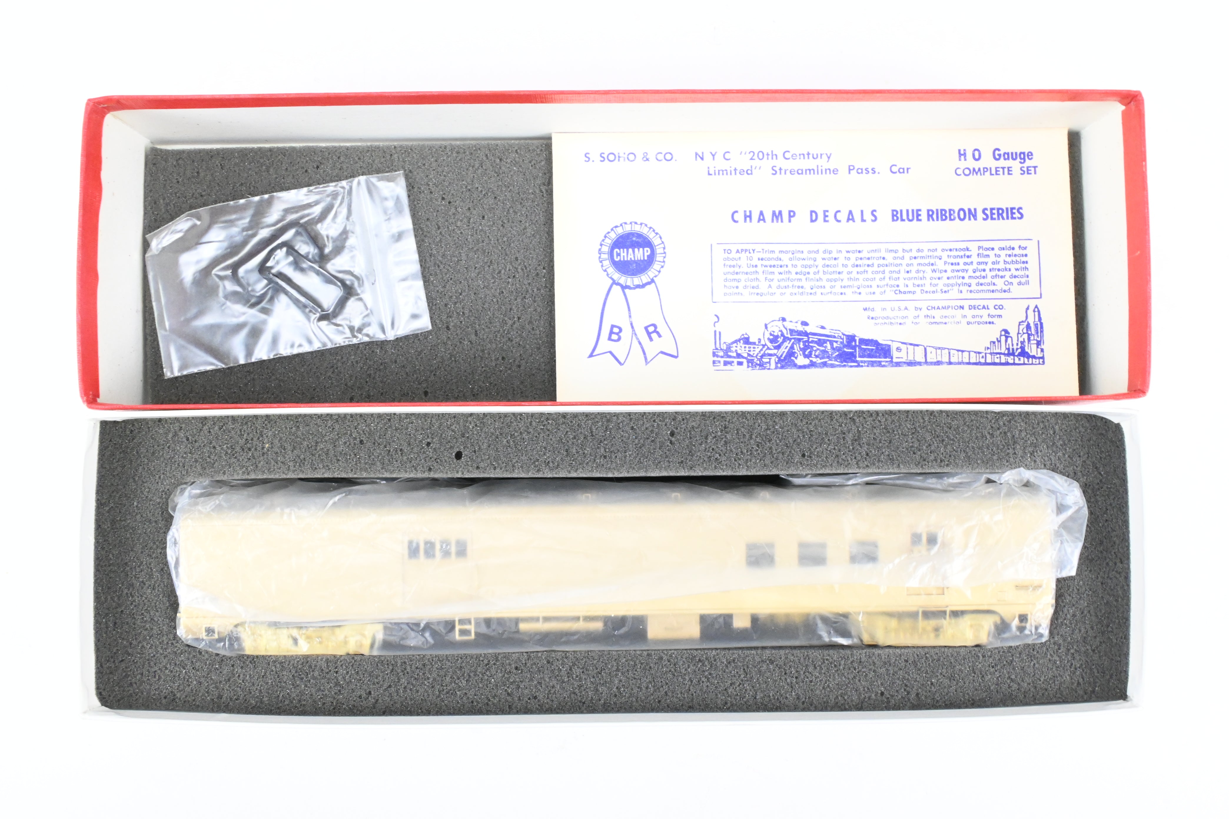 HO Scale Brass New York Central #5014 Mail Baggage Car from Soho NYC