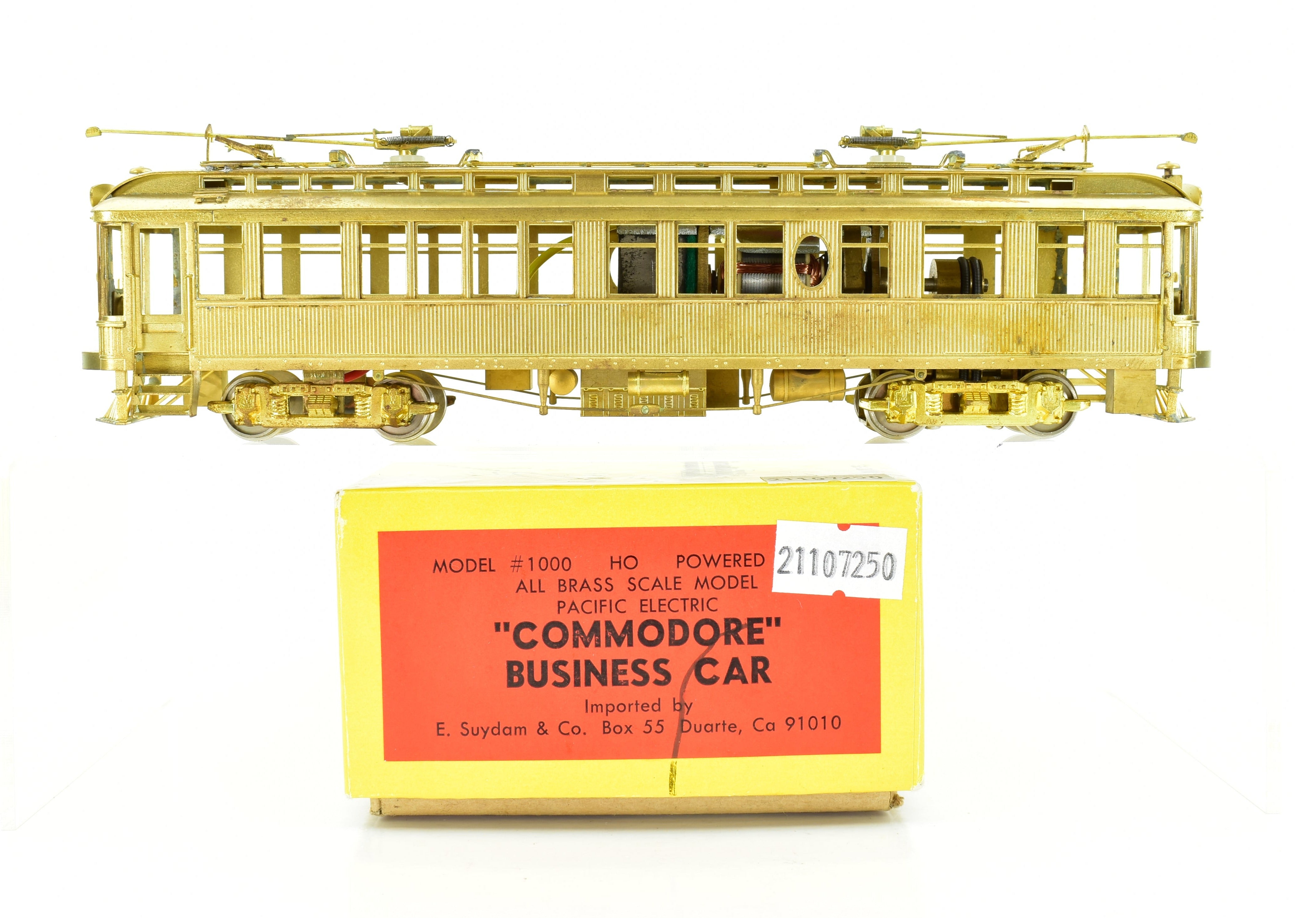HO Scale Brass Suydam Pacific Electric Commodore Business Car Model