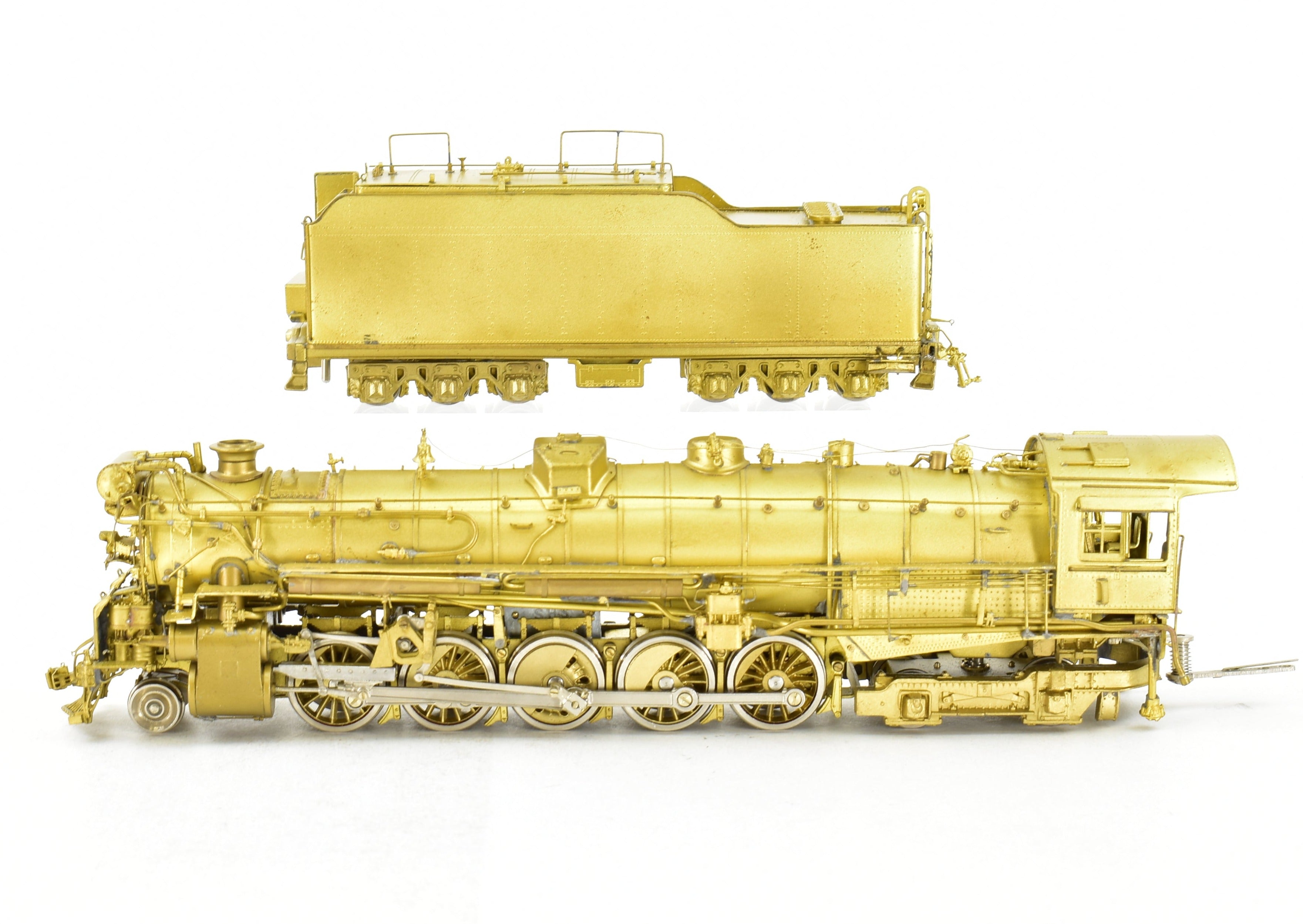 HO Scale Brass Texas & Pacific I-1A 2-10-4 #610 Sunset Model
