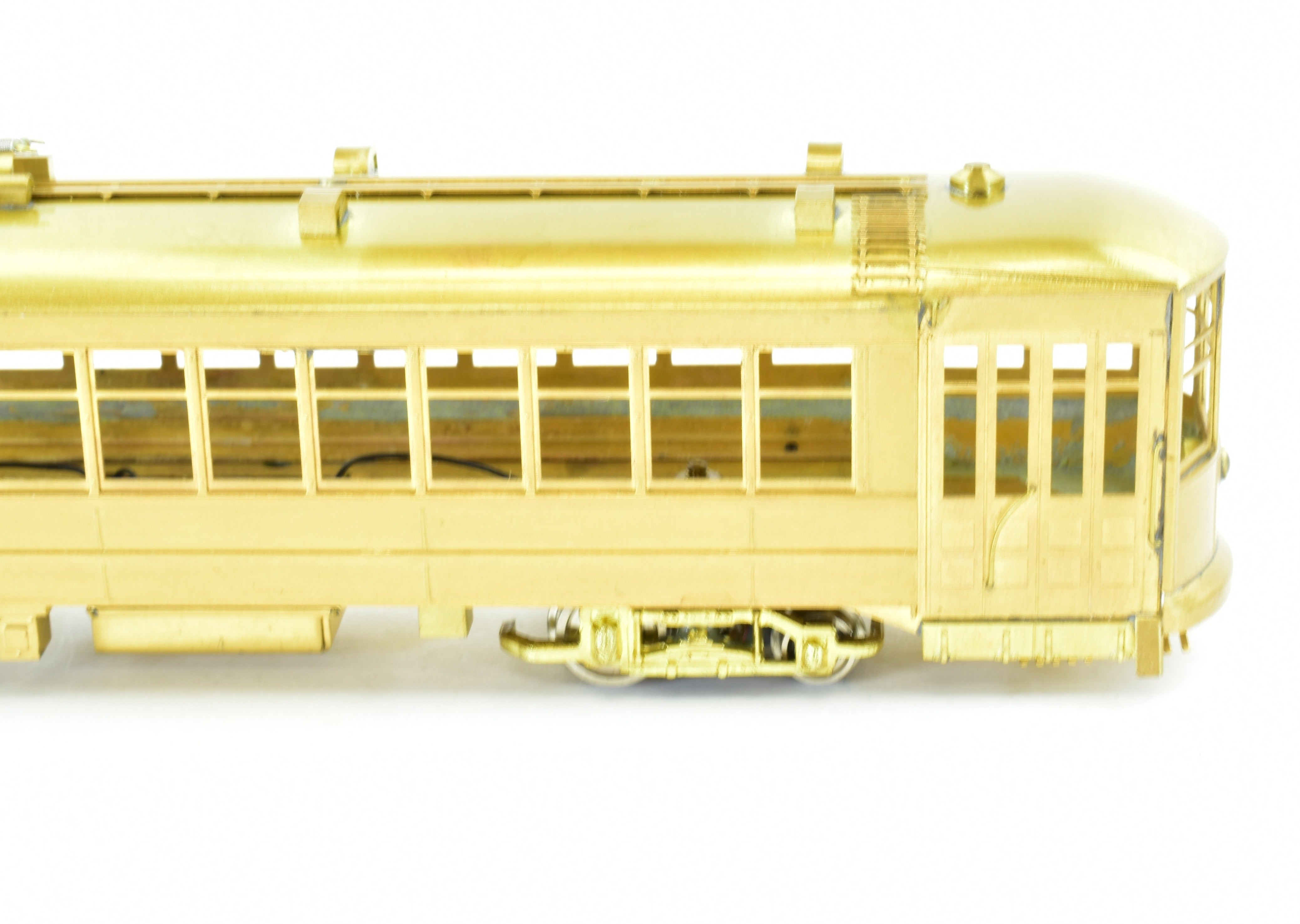 HO Scale Brass Model Train - MTS Imports CSL Chicago Surface Lines 5703 - 5827 Nearside Car for Model Railroading Enthusiasts