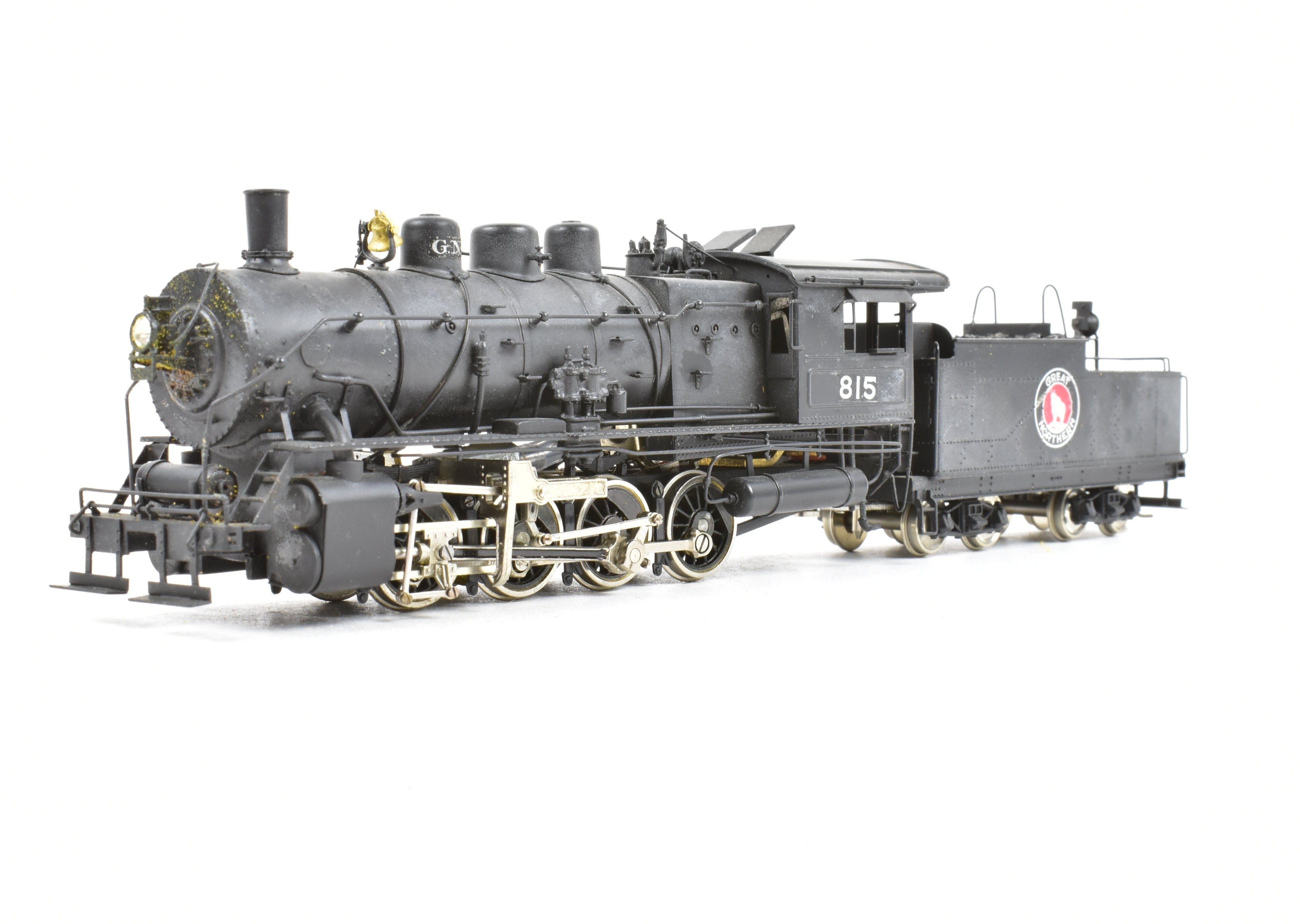 HO Scale Brass PFM - Tenshodo Great Northern C - 1 0 - 8 - 0 Factory - Painted Switcher with ReBoxx Foam