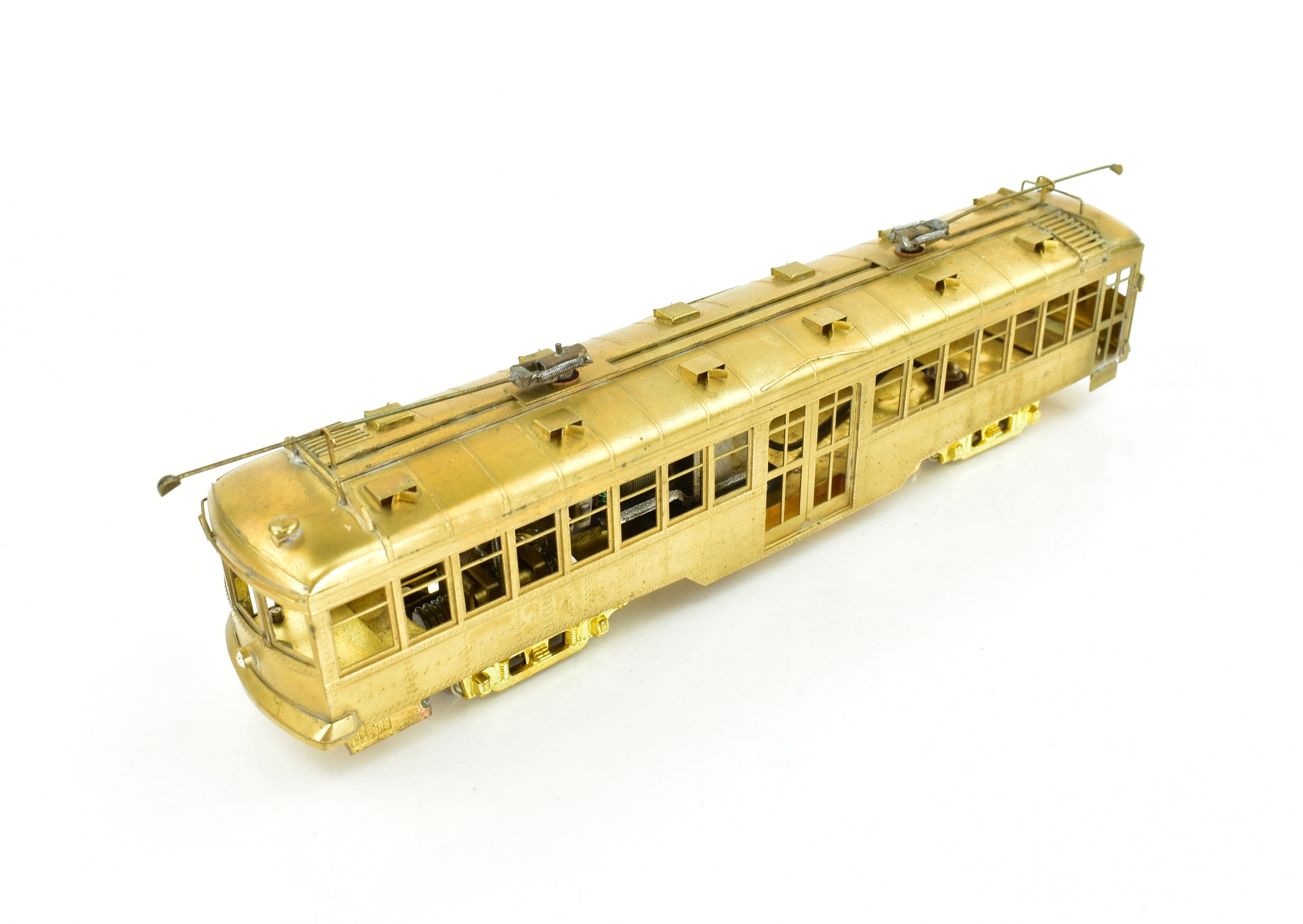 HO Scale Brass Suydam Pacific Electric Hollywood Car with Original Style Center Entrance - Authentic Model