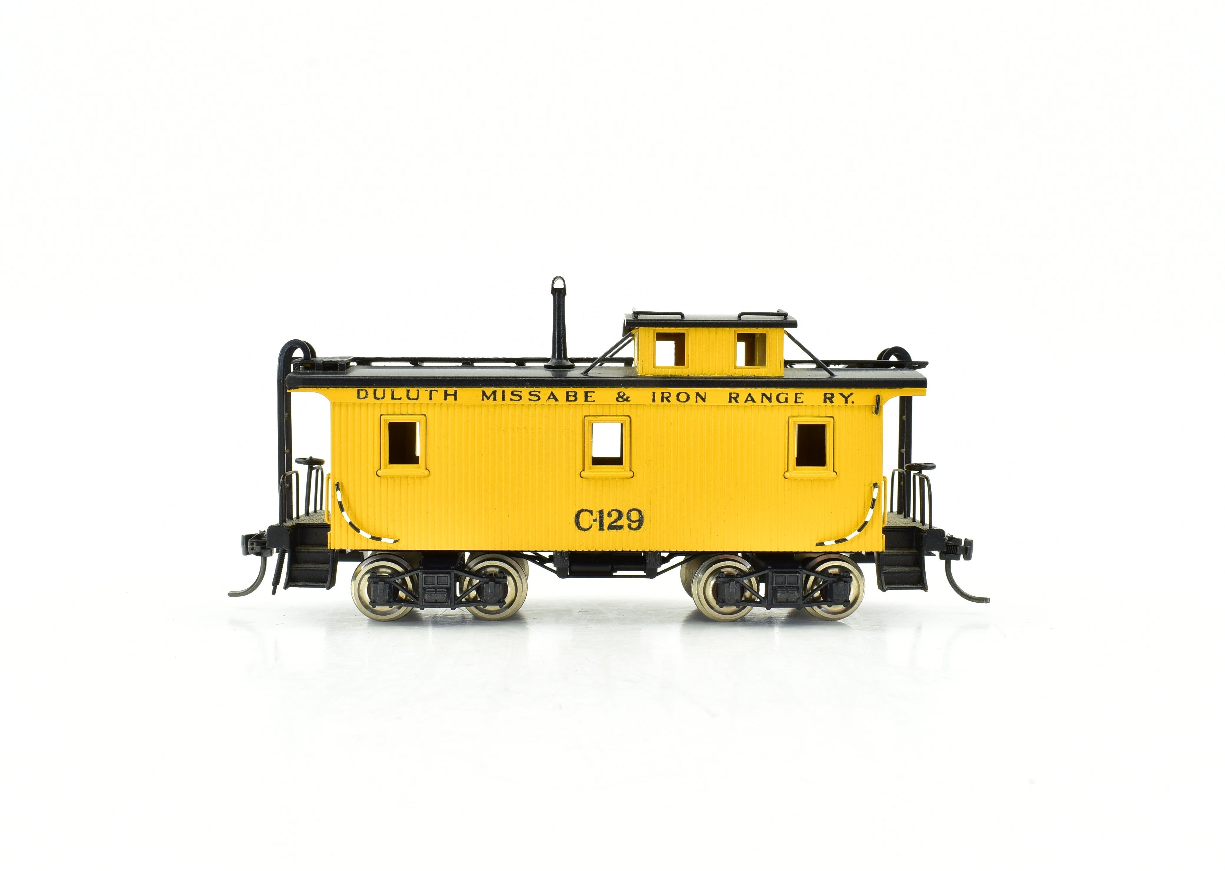 HO Scale Brass PFM - Tenshodo Duluth Missabe & Iron Range Factory - Painted Caboose Model for Model Trains