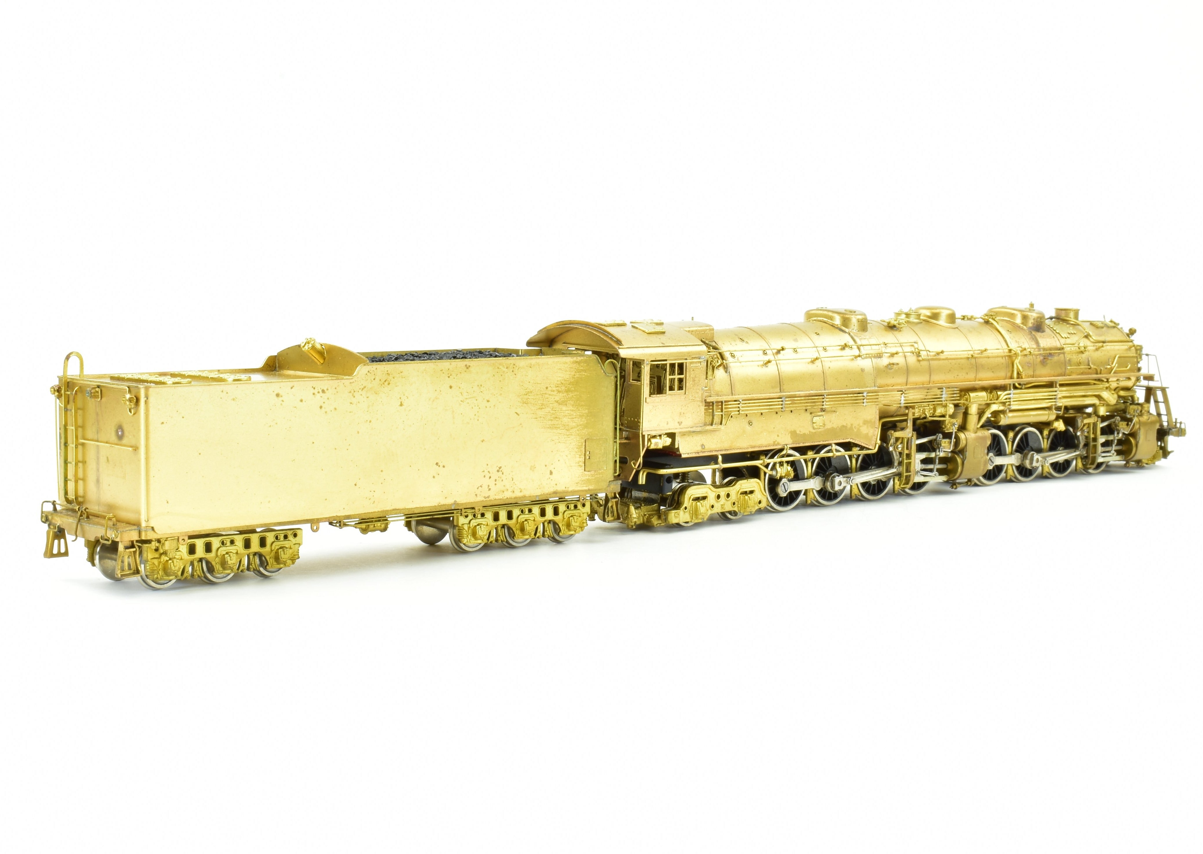 HO Scale Brass Model Train - PFM Fujiyama Northern Pacific Class Z - 5 2 - 8 - 8 - 4 Locomotive from 1969 Run with Crown Design