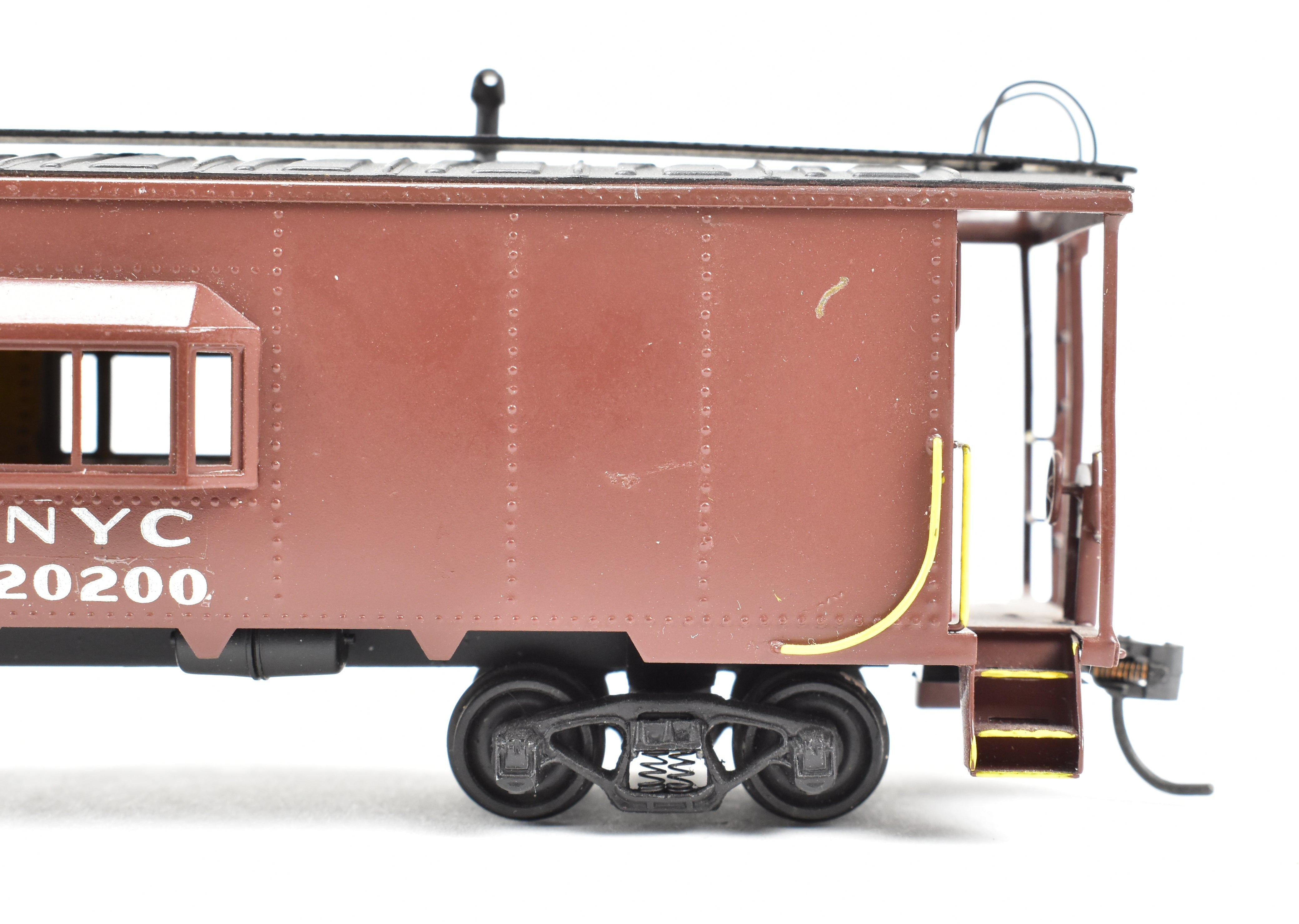 HO Scale Brass Model Train - Lambert NYC New York Central N7 All - Steel Bay Window Caboose CP by Despatch Shops
