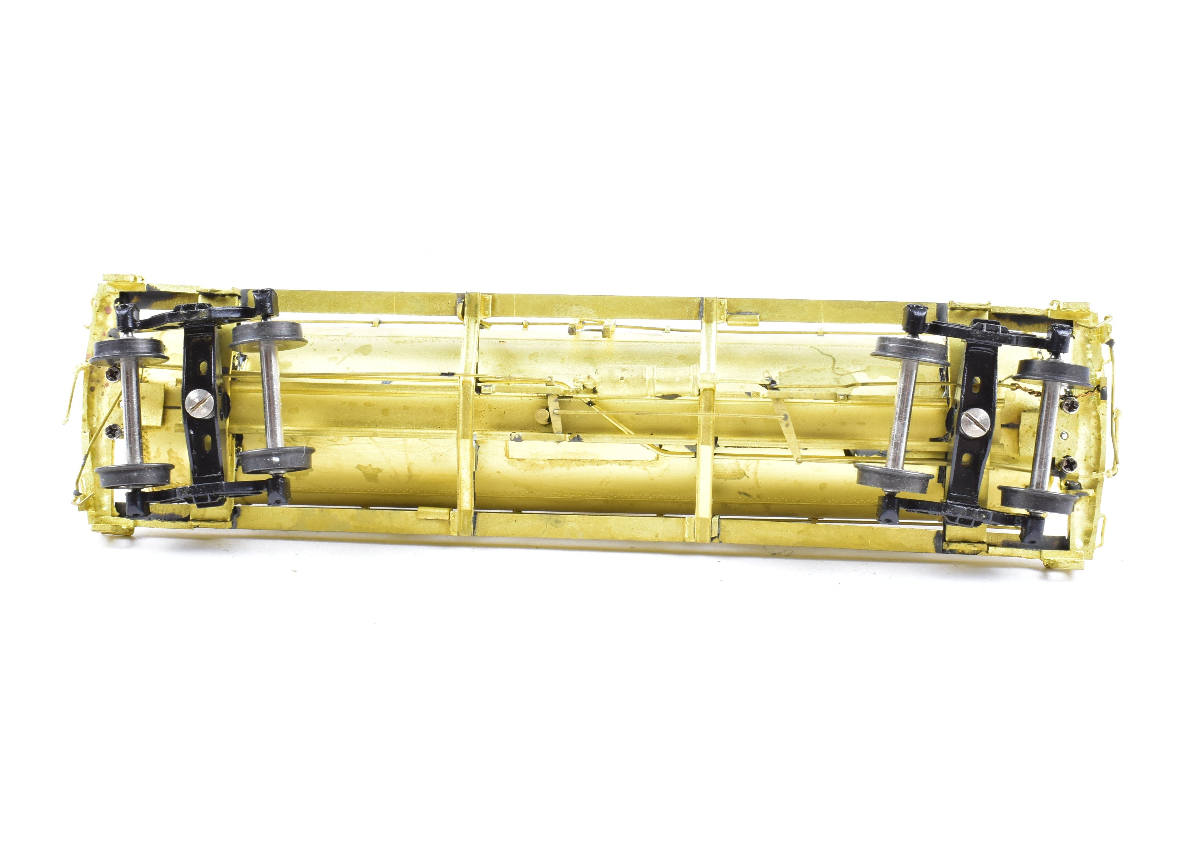 HO Scale Brass Model of Southern Pacific O - 50 - 12 Tank Car by Pecos River Brass with KC Brake System