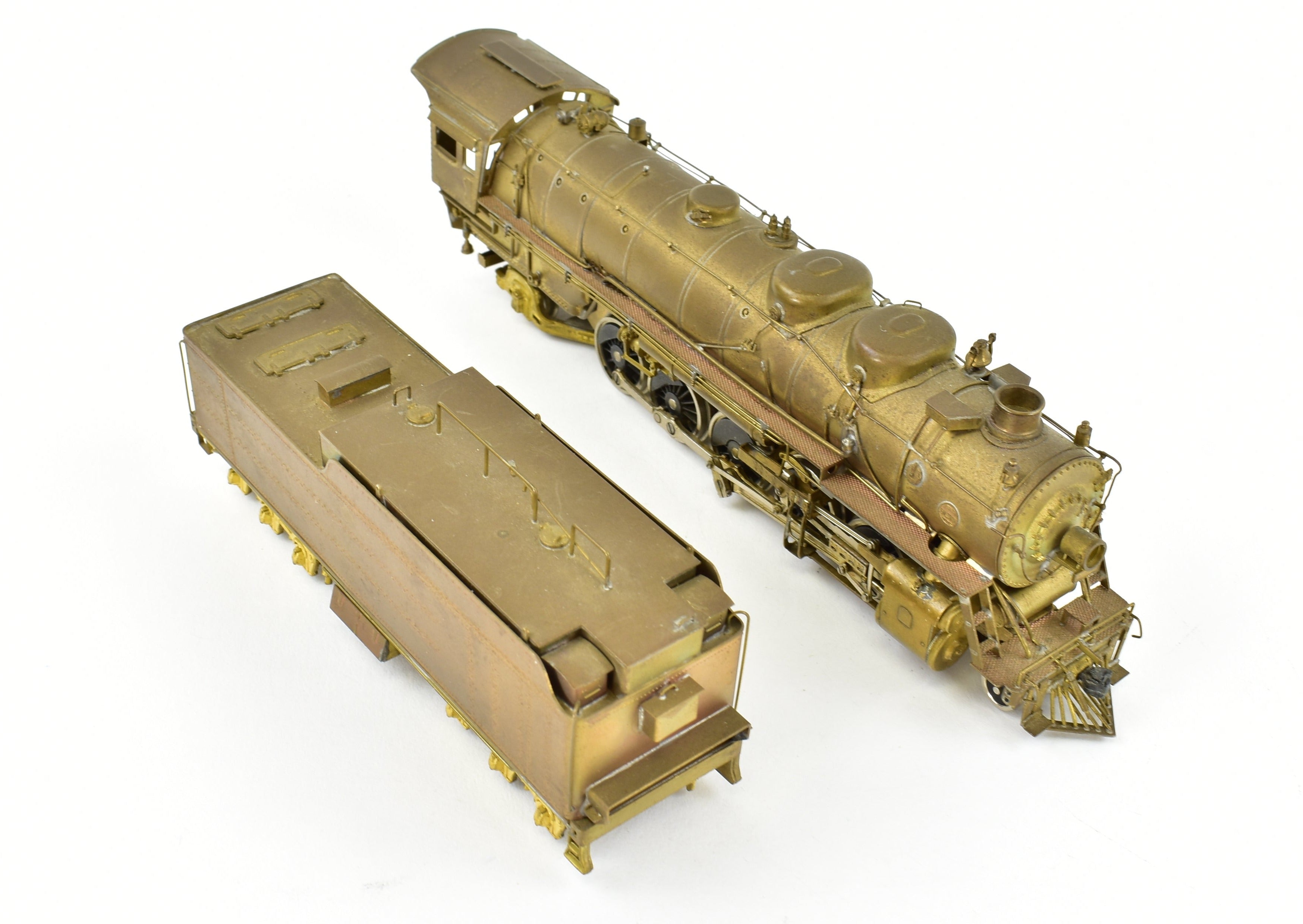 High - Quality HO Brass PFM United ATSF Santa Fe 2 - 10 - 2 Model