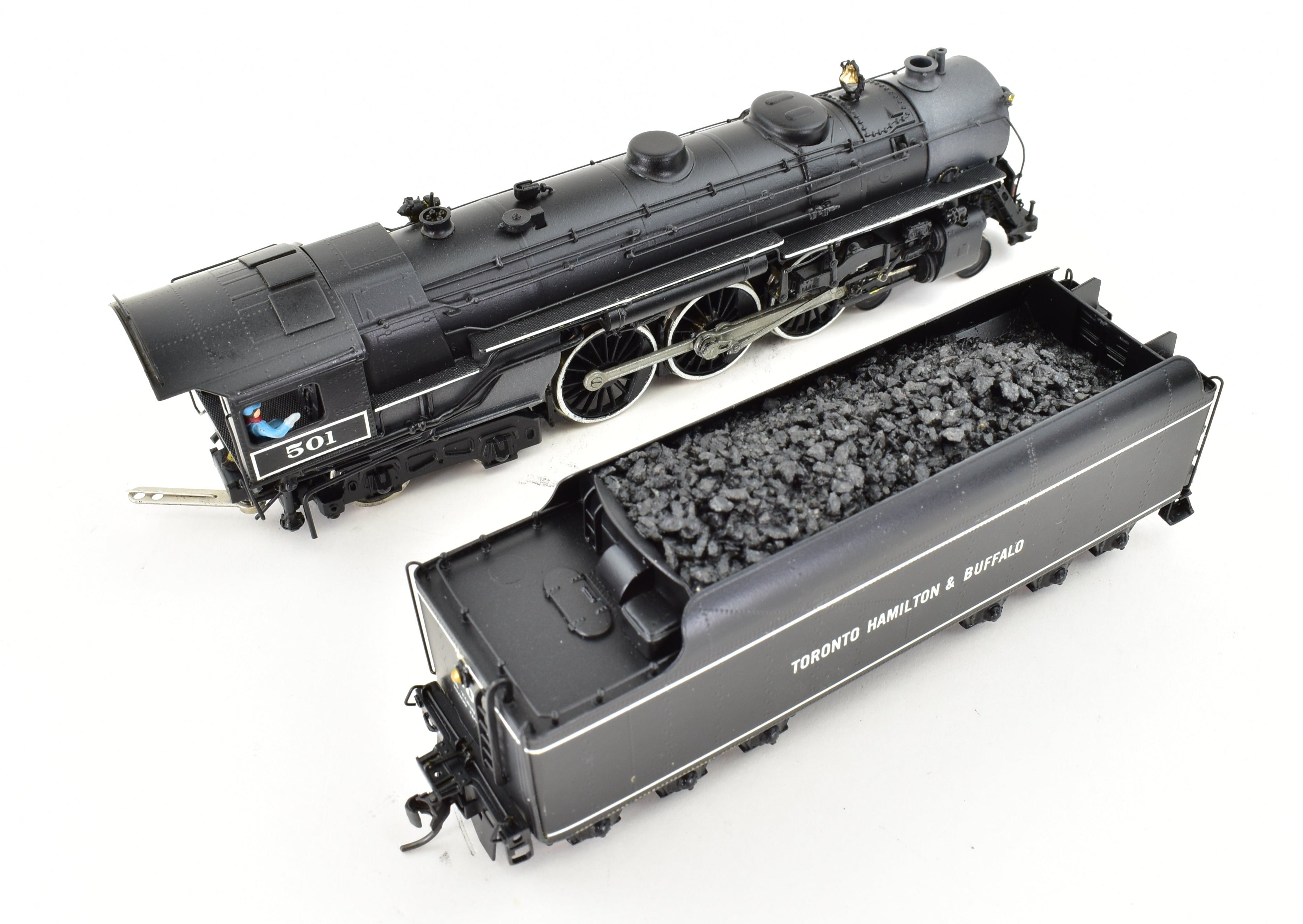 HO Scale Brass Sunset Models TH&B - Toronto Hamilton & Buffalo NYC J - 1e 4 - 6 - 4 Steam Locomotive Custom Painted Model