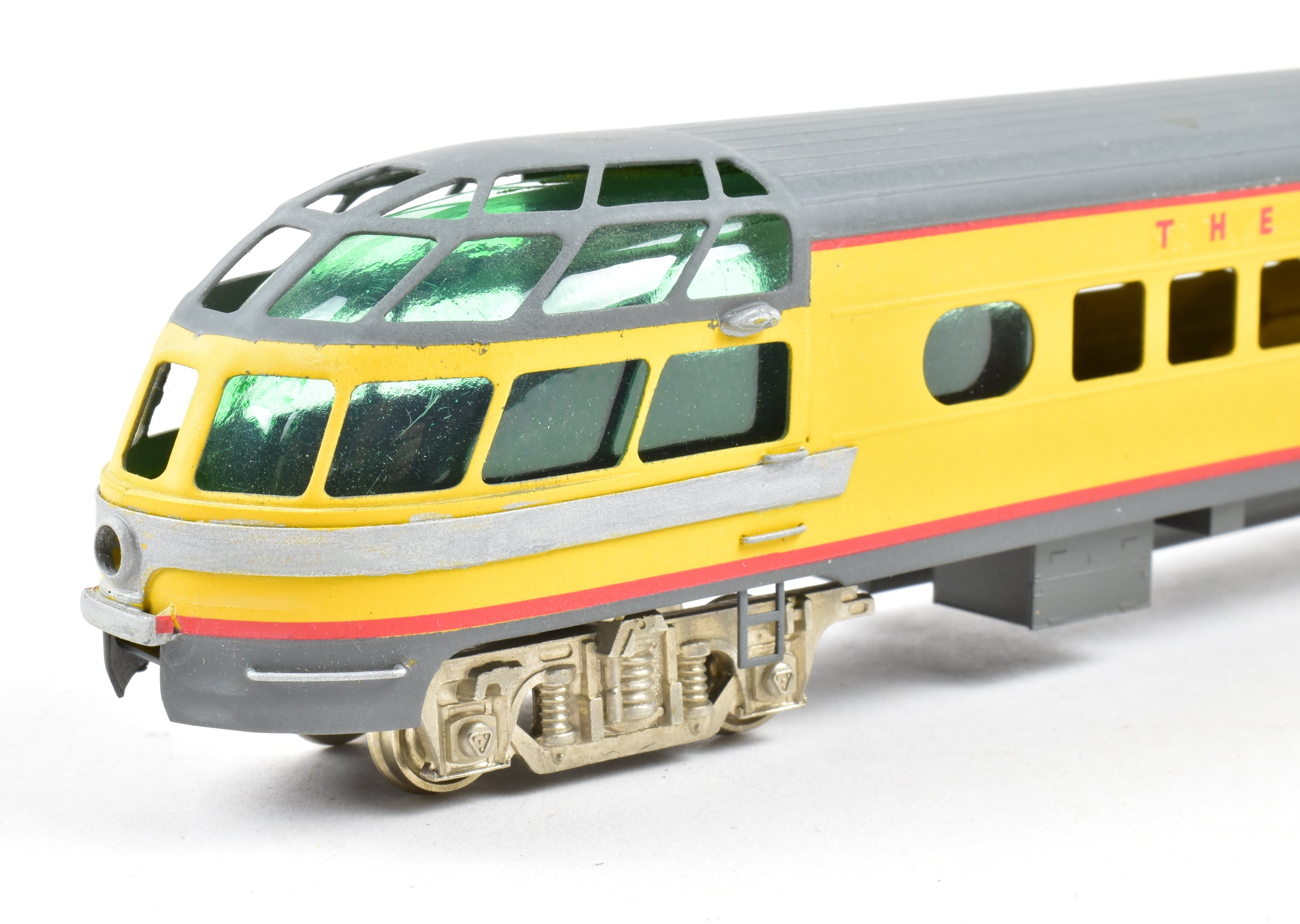 Custom Painted HO Brass Soho Milwaukee Road #186 Rapids Sky Top Lounge Model