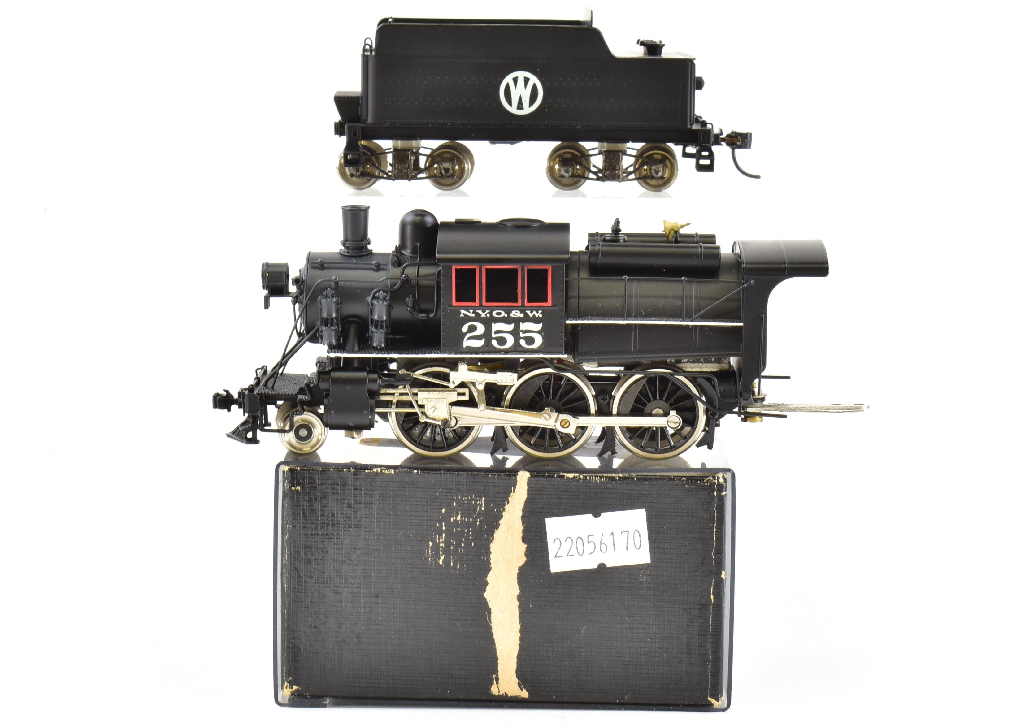 HO Scale Brass Nickel - Plated Model Train: New York Ontario & Western Class U 2 - 6 - 0 Mogul Camelback Steam Locomotive by Nickel Plate Products