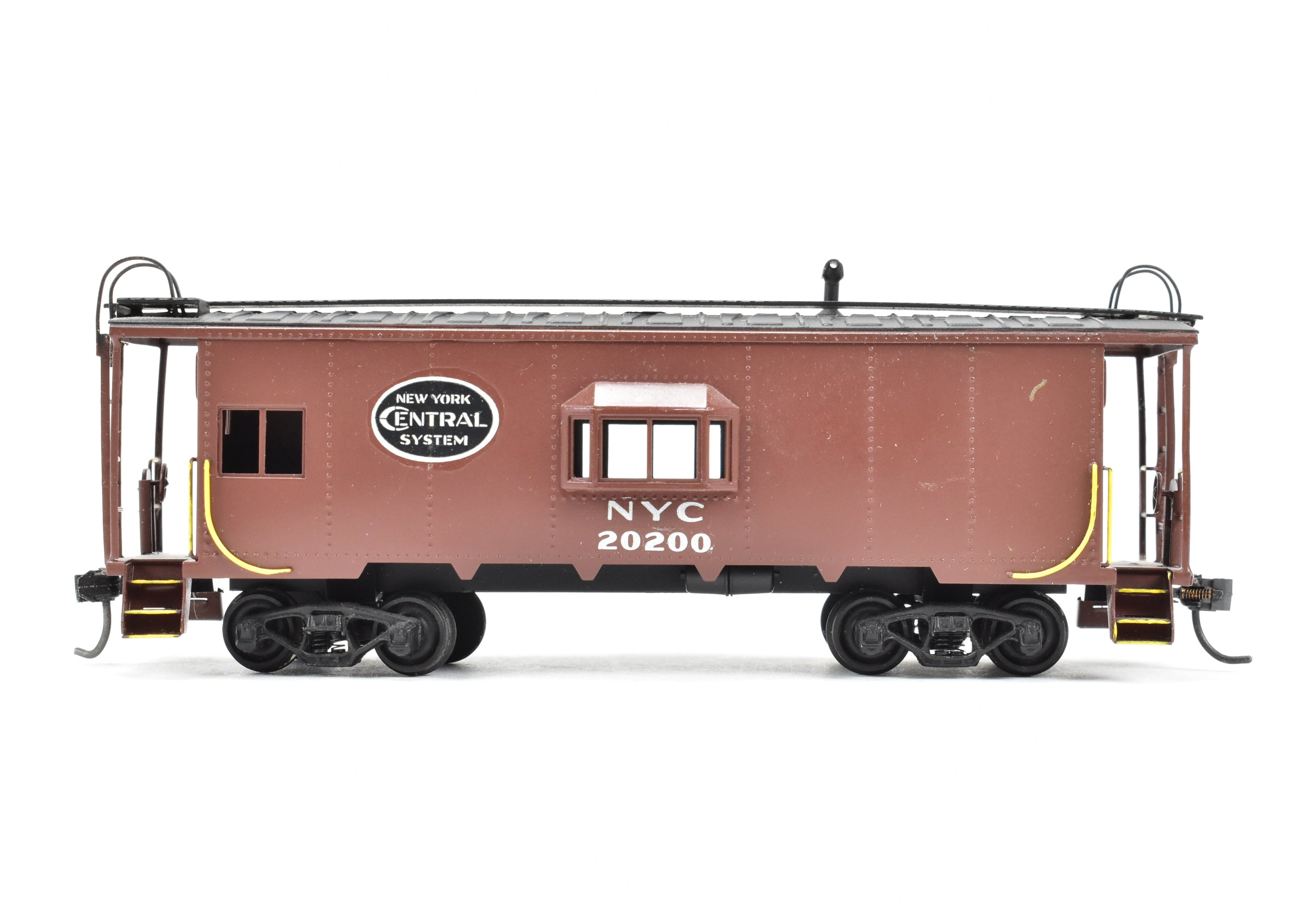 HO Scale Brass Model Train - Lambert NYC New York Central N7 All - Steel Bay Window Caboose CP by Despatch Shops
