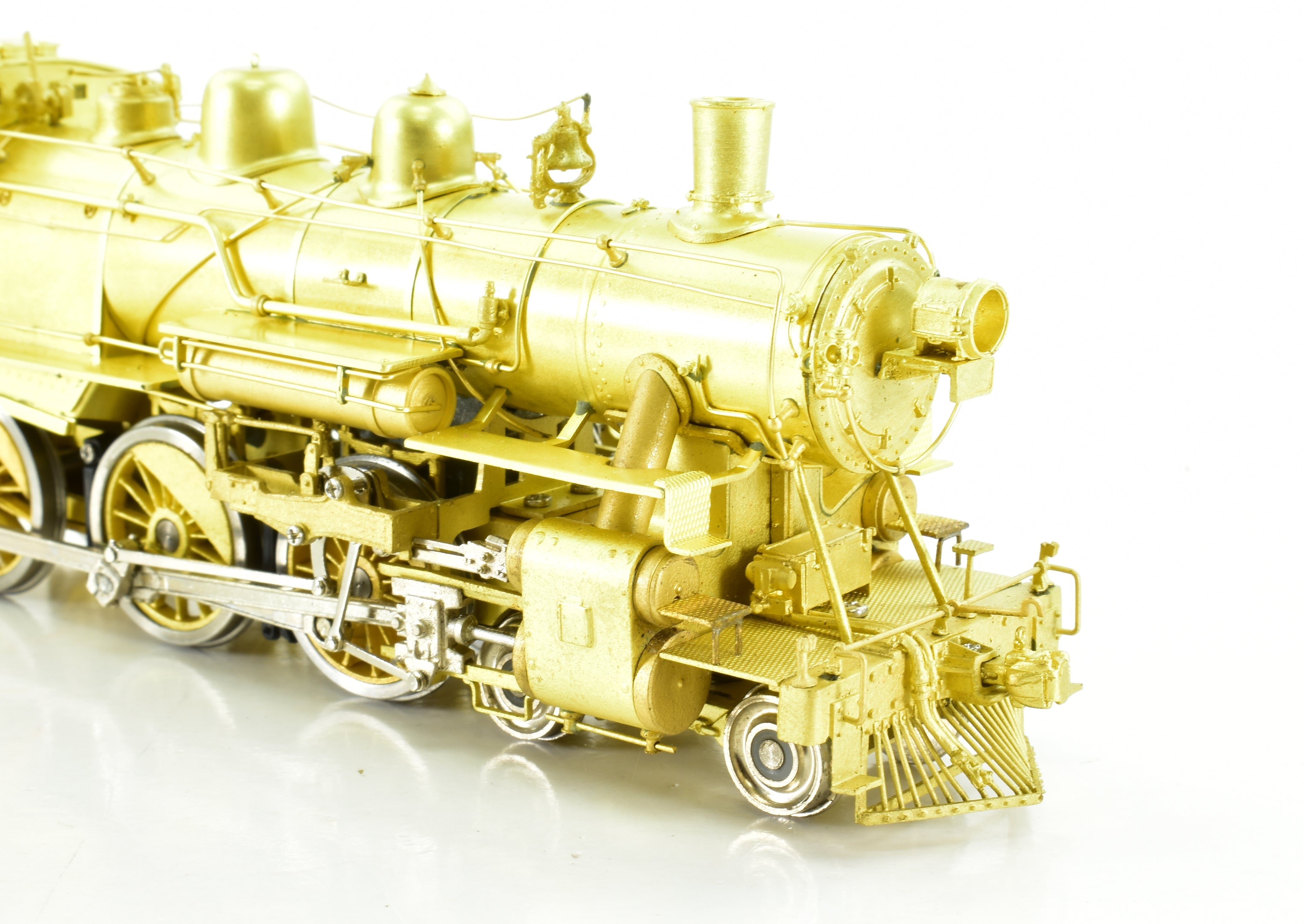 HO Scale Brass Nickel - Plated Steam Locomotive Model: New York Ontario & Western Class E 4 - 6 - 0 by Nickel Plate Products