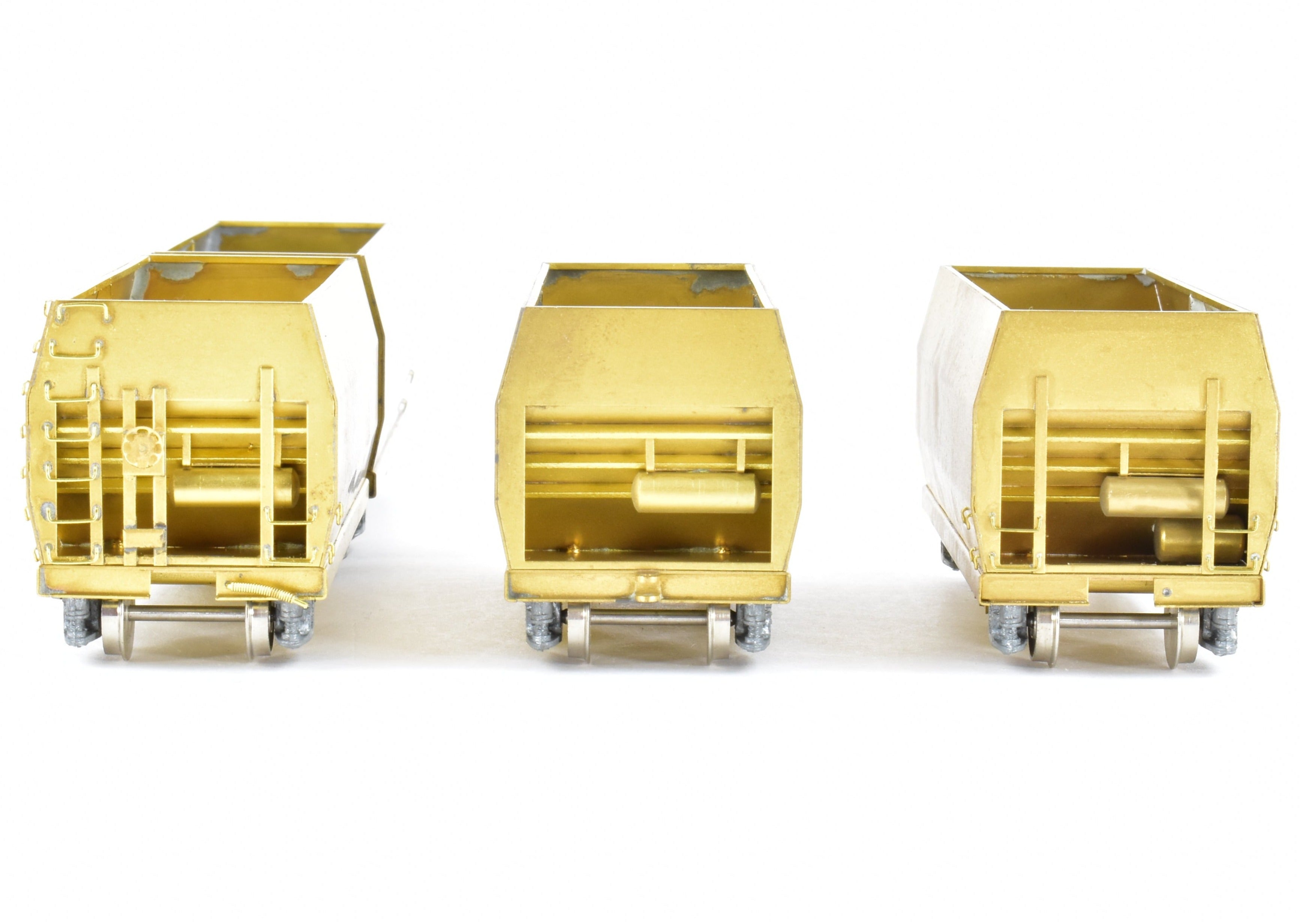 HO Brass 4-Unit Articulated Hopper Cars: NWSL & SOU Railway Models