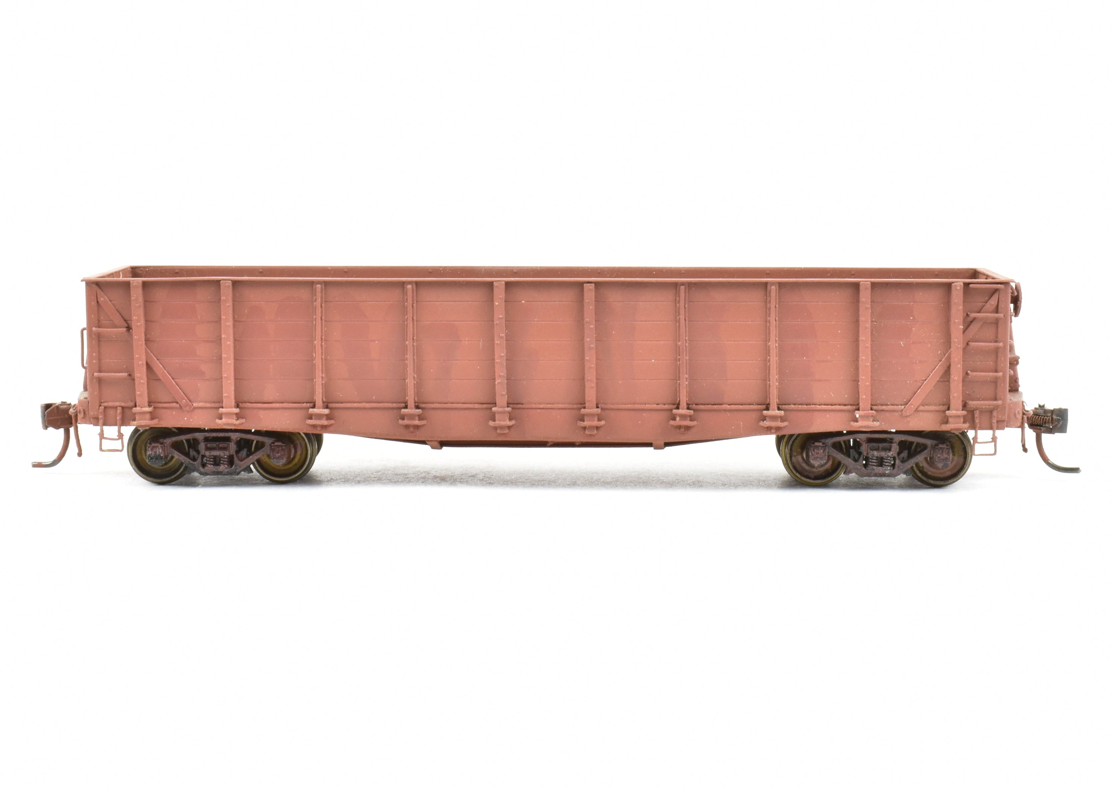 HO Scale Brass Model of Southern Pacific G-70-1/3/5 Sulfur Gondola by Pecos River Brass without Lettering
