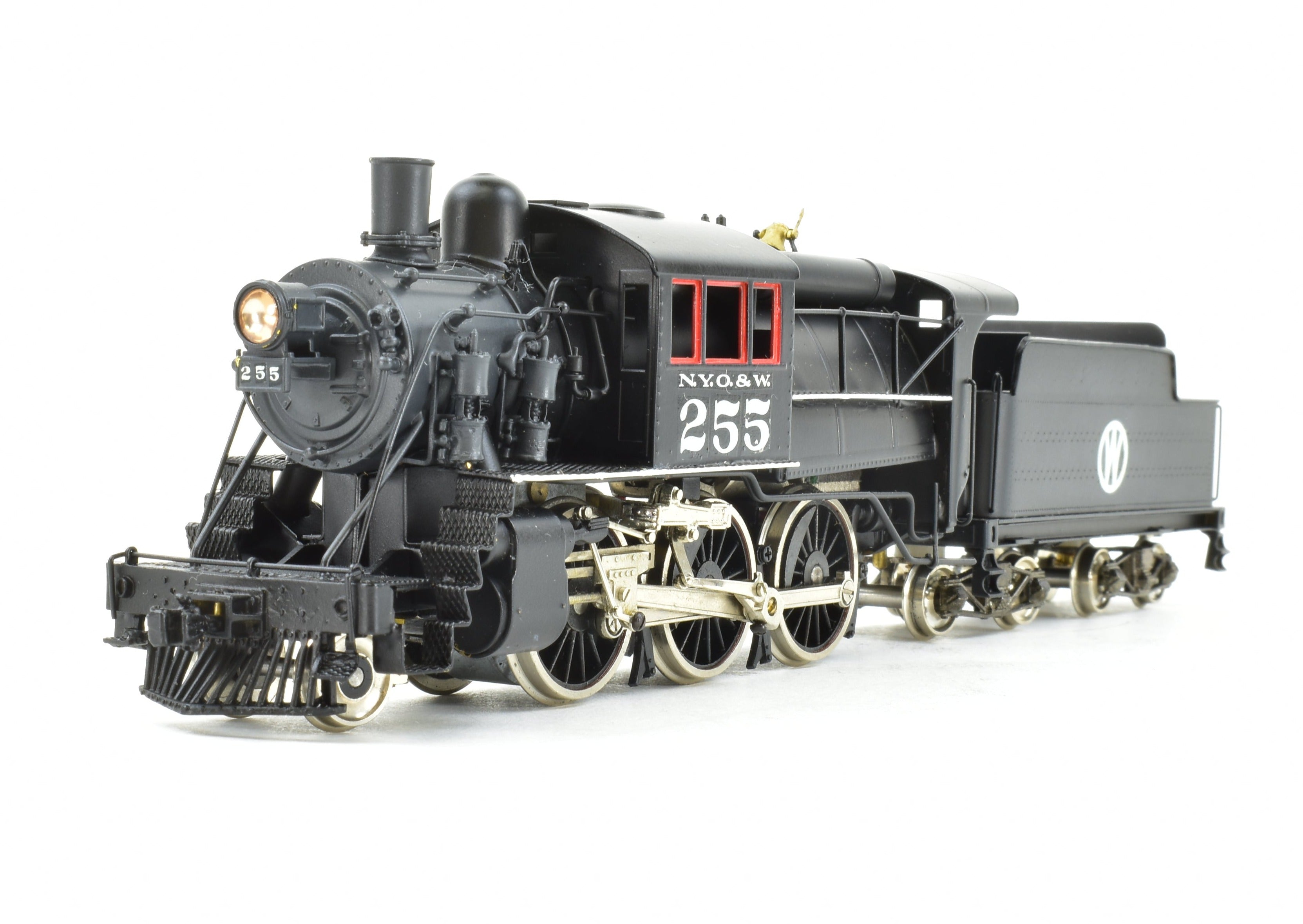 HO Scale Brass Nickel - Plated Model Train: New York Ontario & Western Class U 2 - 6 - 0 Mogul Camelback Steam Locomotive by Nickel Plate Products