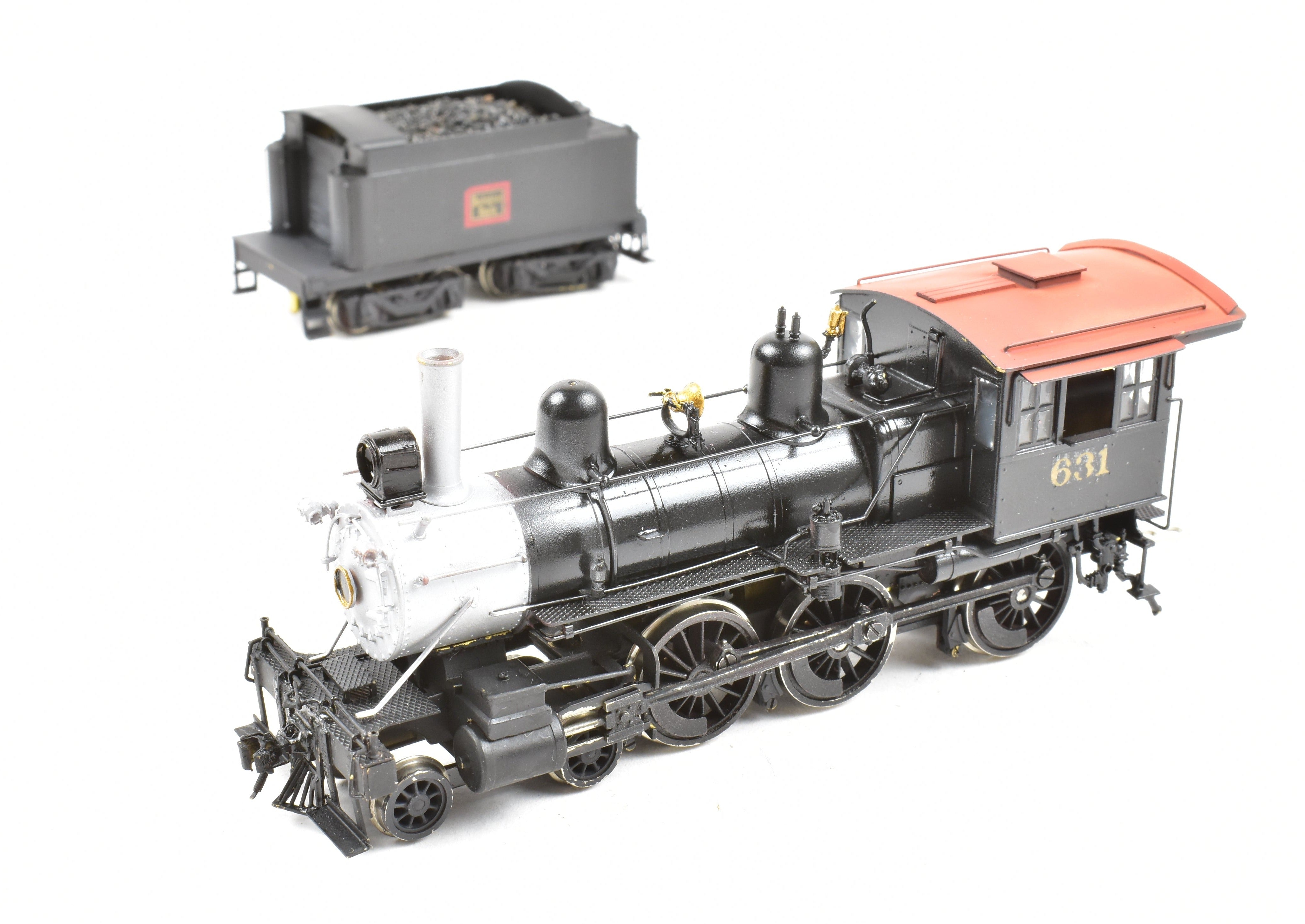HO Scale Custom Painted Nickel Plate Products CB&Q Burlington Route K-2 4-6-0 Ten Wheeler Brass Model