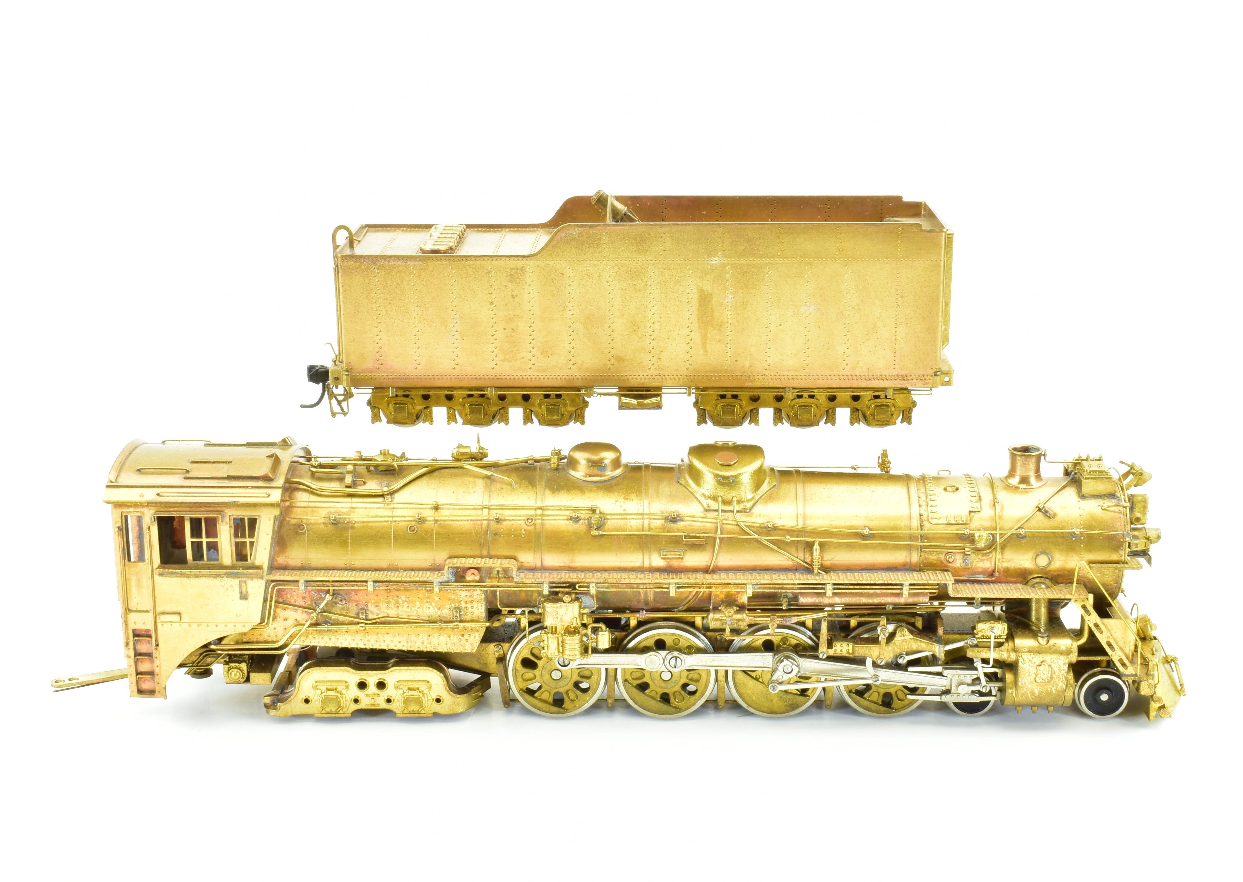 HO Scale Brass Pacific Fast Mail (PFM) Model Train - Toby CB&Q Burlington Route 4-8-4 Class O-5 Crown Model from 1969 Run
