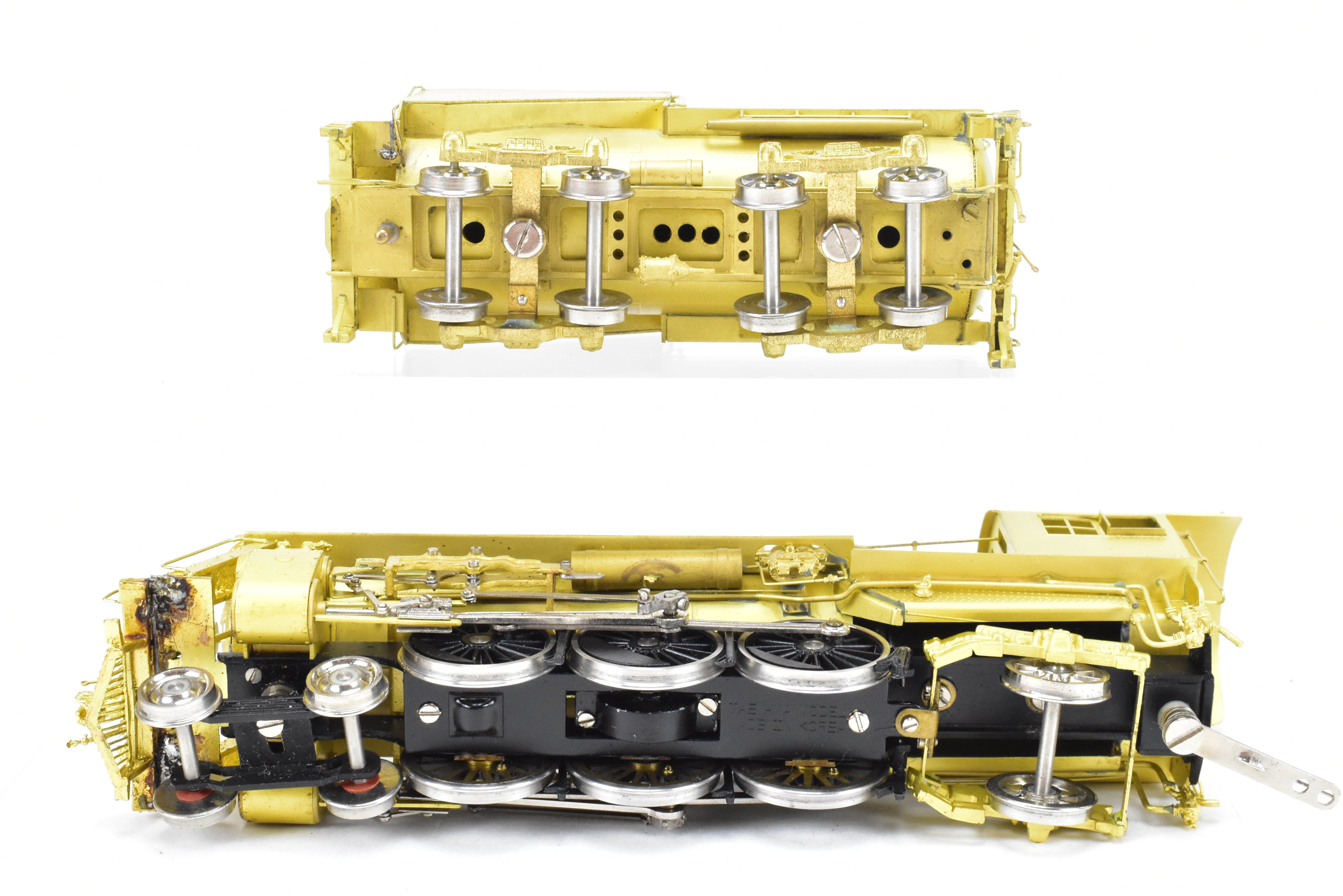 HO Scale Brass Erie Railroad K-1 4-6-2 Nickel-Plated Model - As Is
