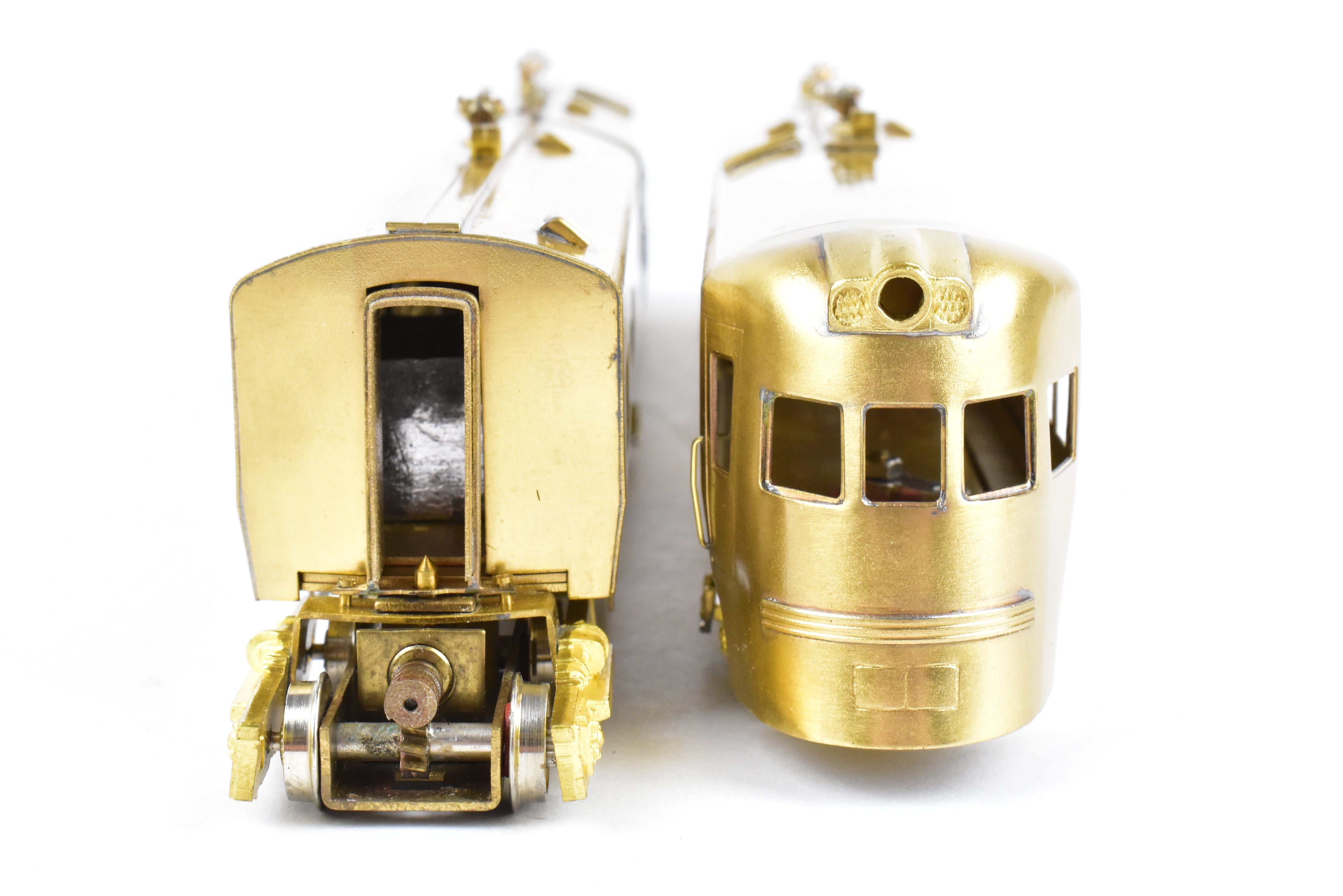 HO Scale Brass Nickel-Plated North Shore Line Electroliner 4-Car Set