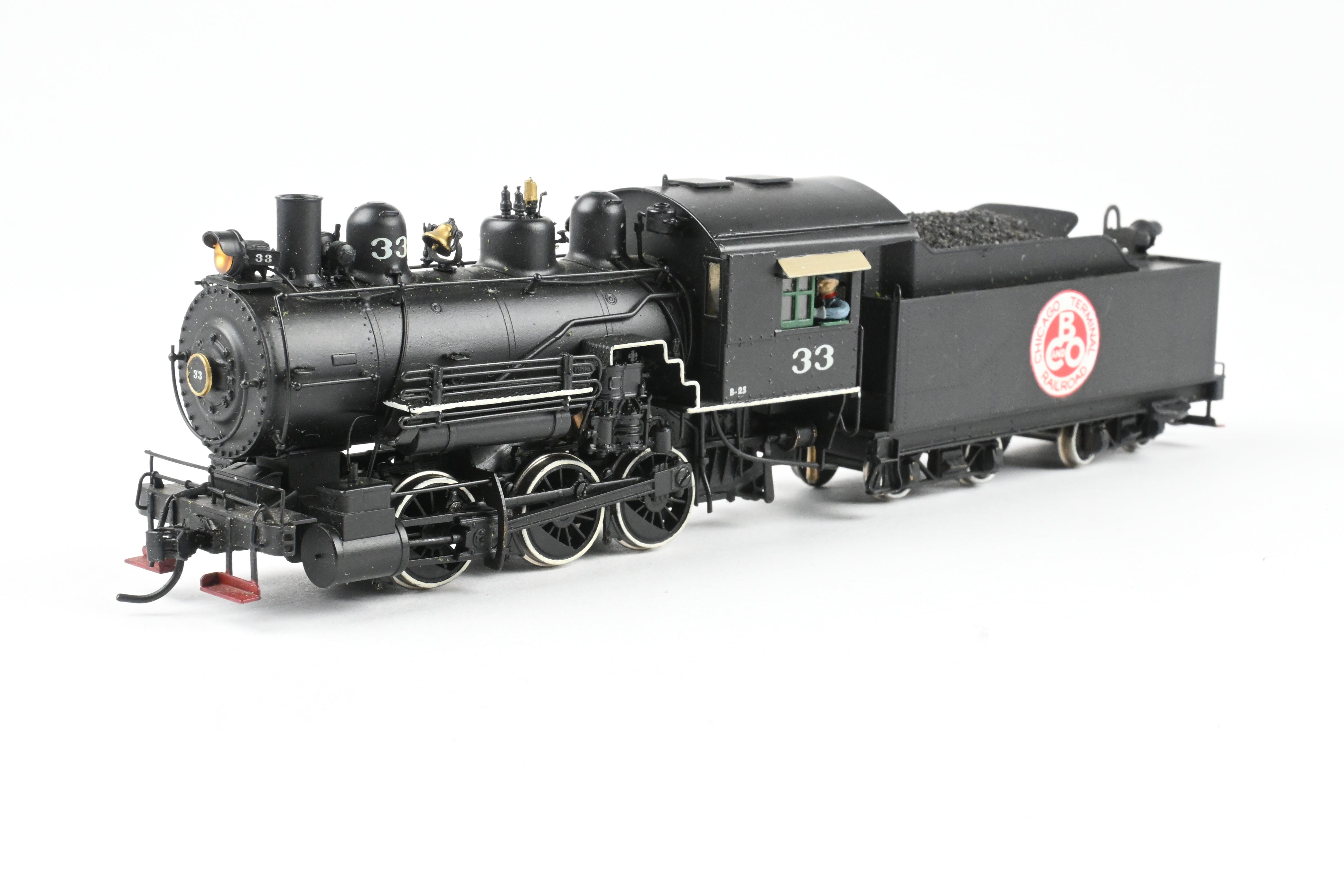 HO Scale Brass PFM Fujiyama Northern Pacific 0-6-0 Class L-9 Custom Painted for Private Road