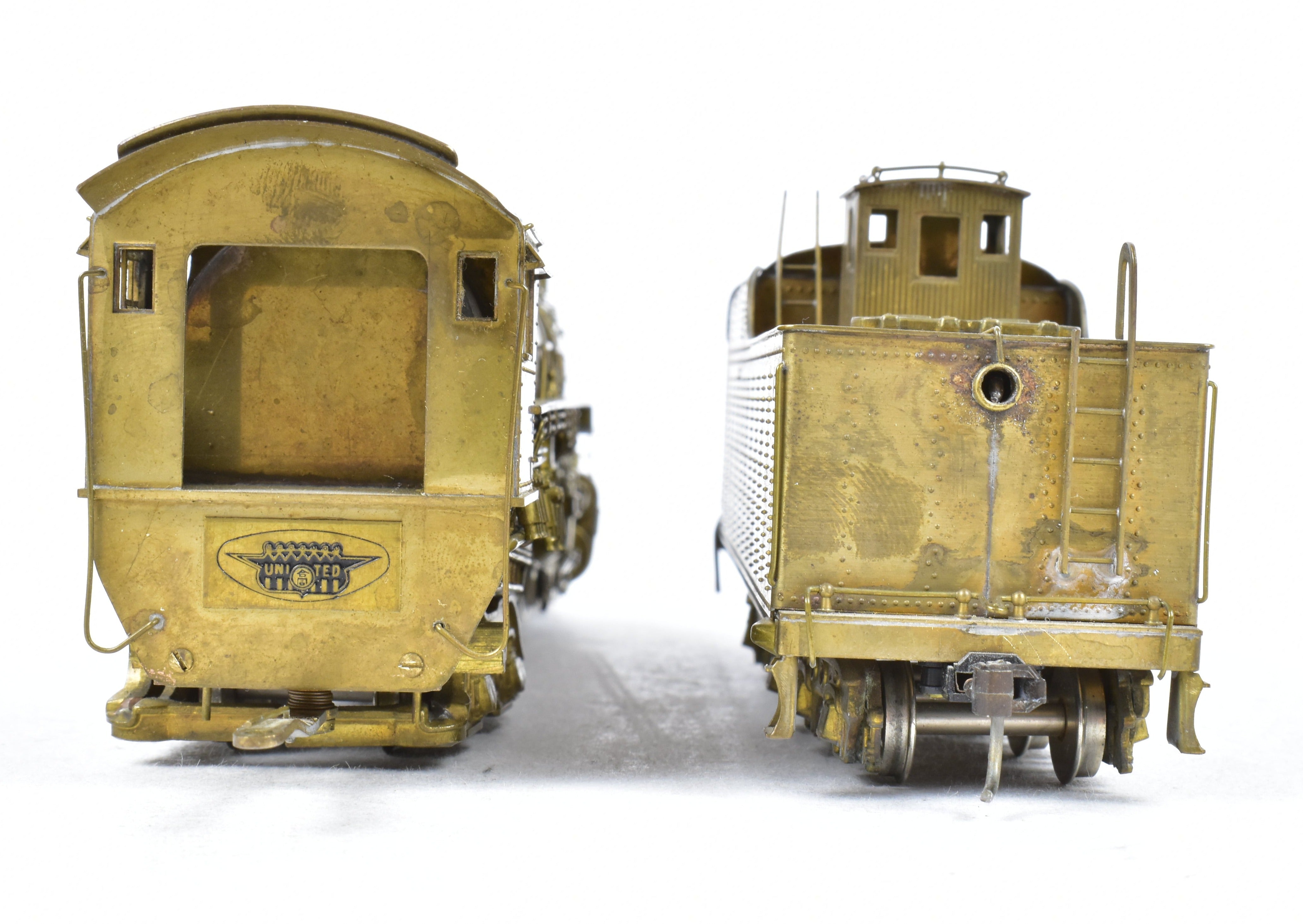 HO Scale Brass Pacific Fast Mail Model Train - Toby's Denver & Rio Grande Western 4-8-4 Class M-64 Crown Model REBOXX from 1962