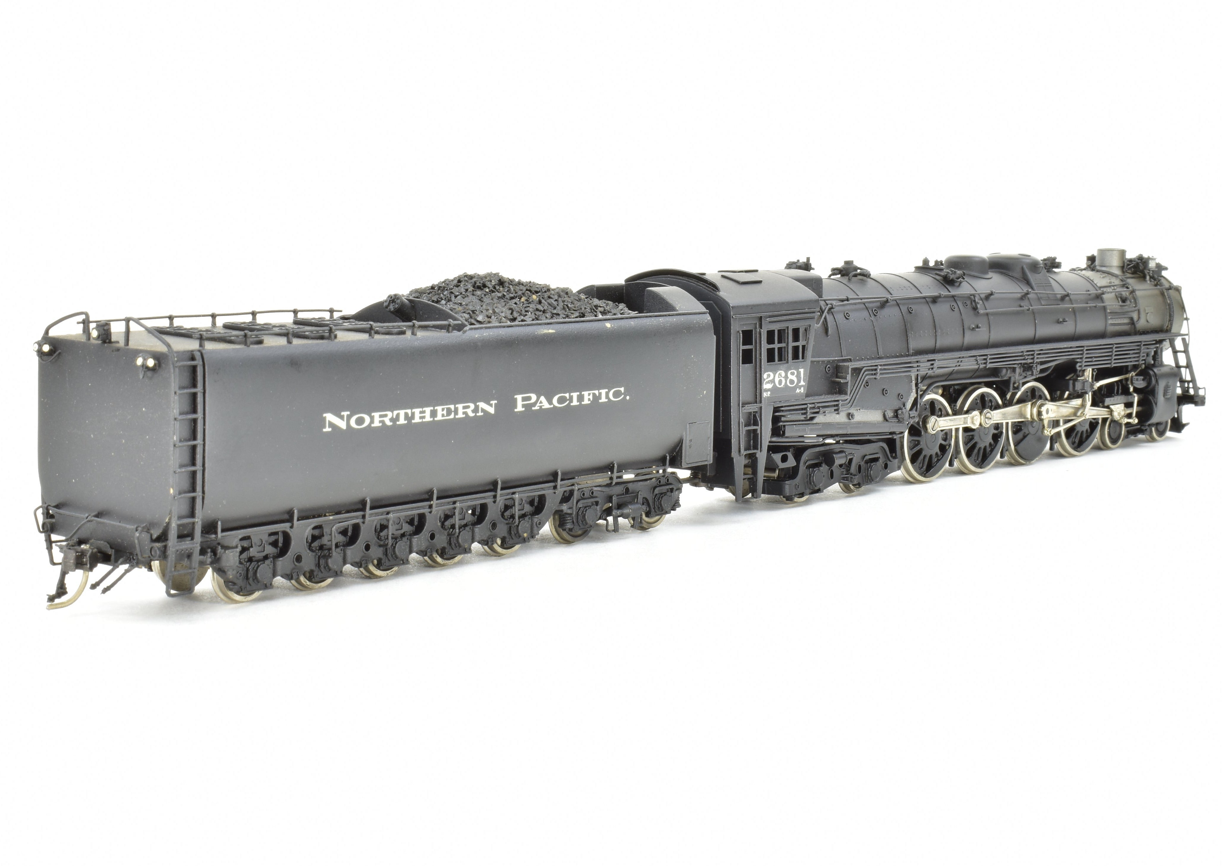 HO Scale Brass PFM - Fujiyama Northern Pacific 4-8-4 Class A-5 Model from 1972 Run with Custom Painting