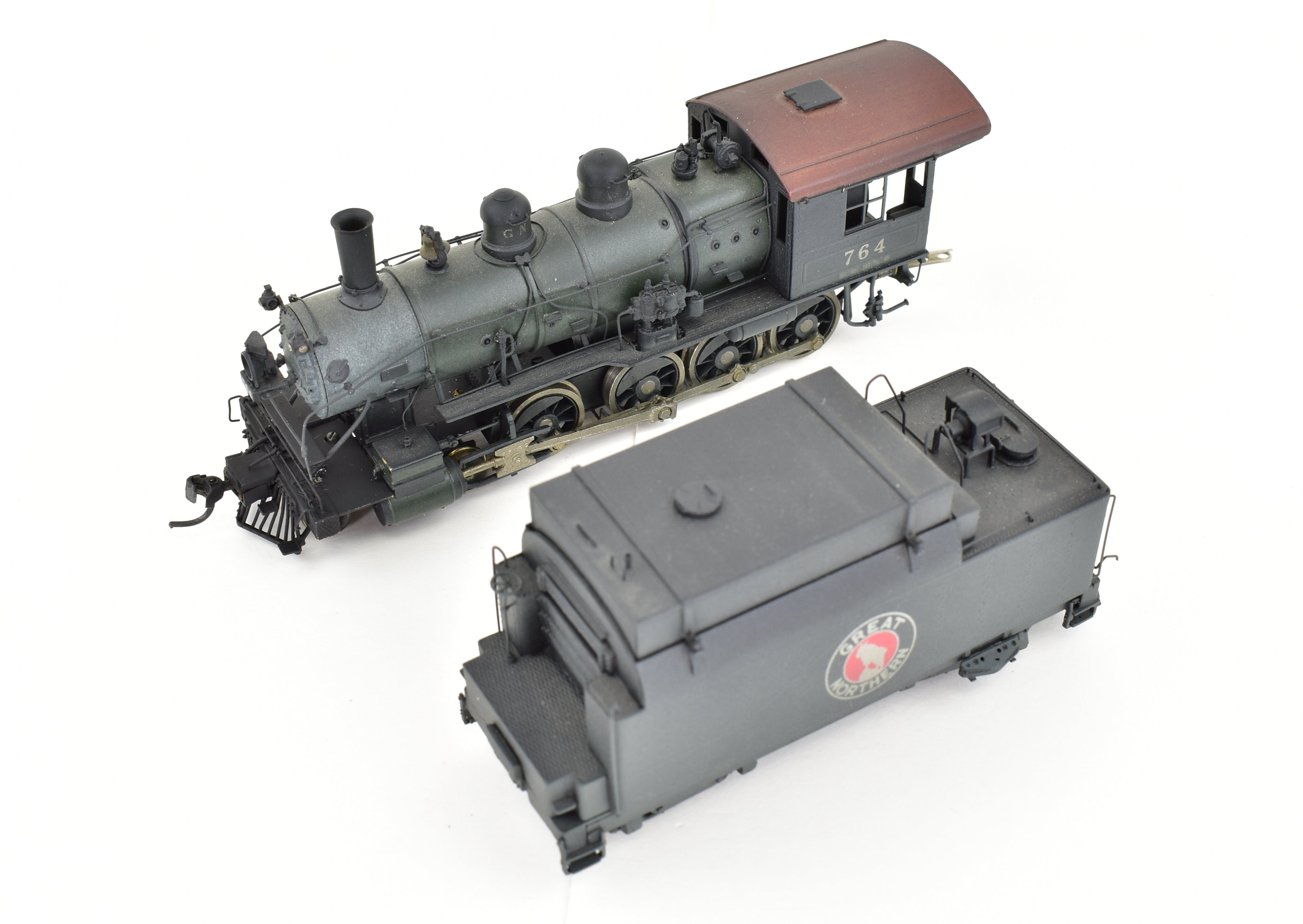 Custom Painted HO Brass Samhongsa Great Northern G - 3 Class 4 - 8 - 0 Mastodon PFM