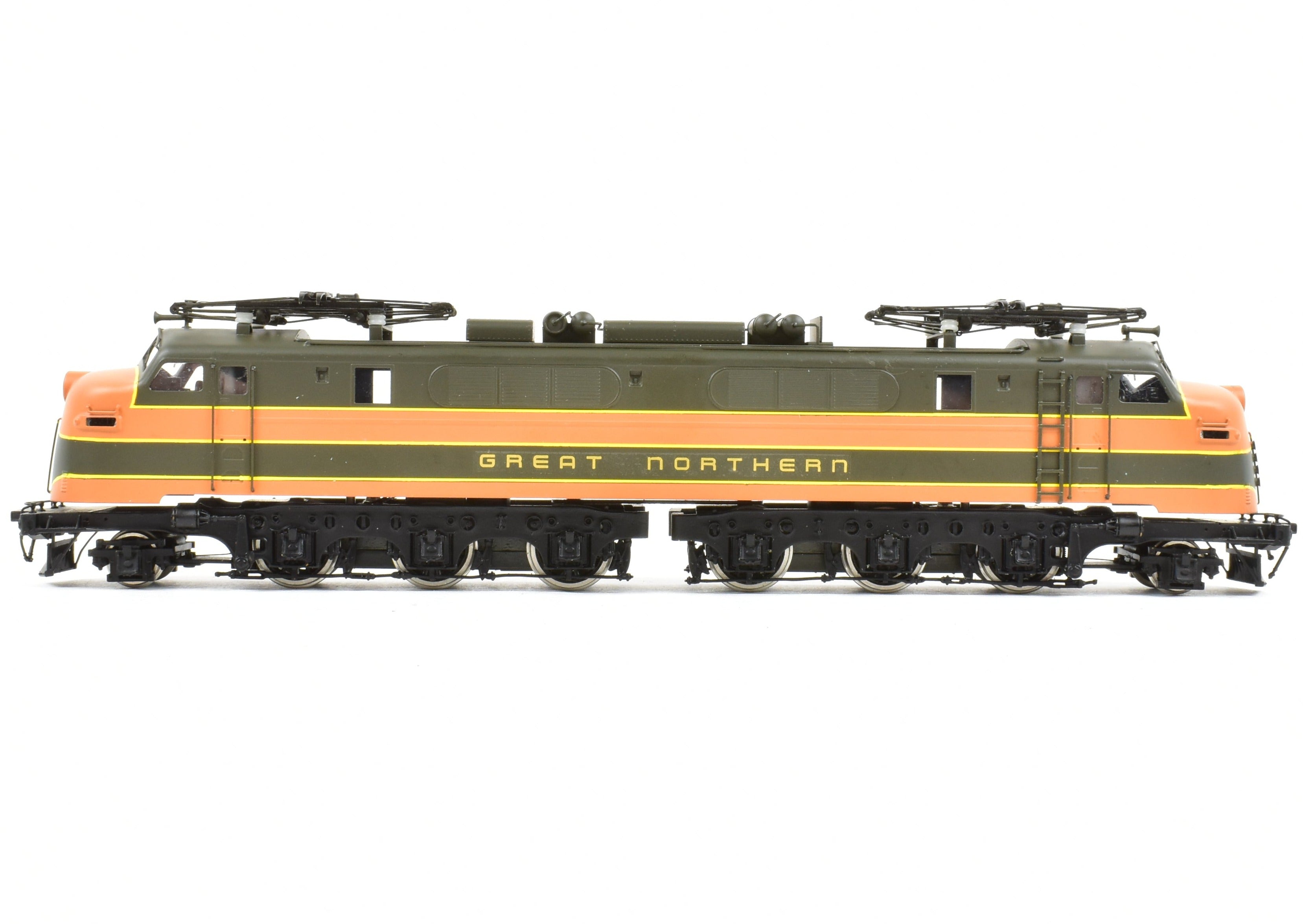 HO Scale Custom Brass Great Northern Class Y - 1 FT Electric Locomotive, Factory - Painted and Professionally Crafted by Kumata in Japan