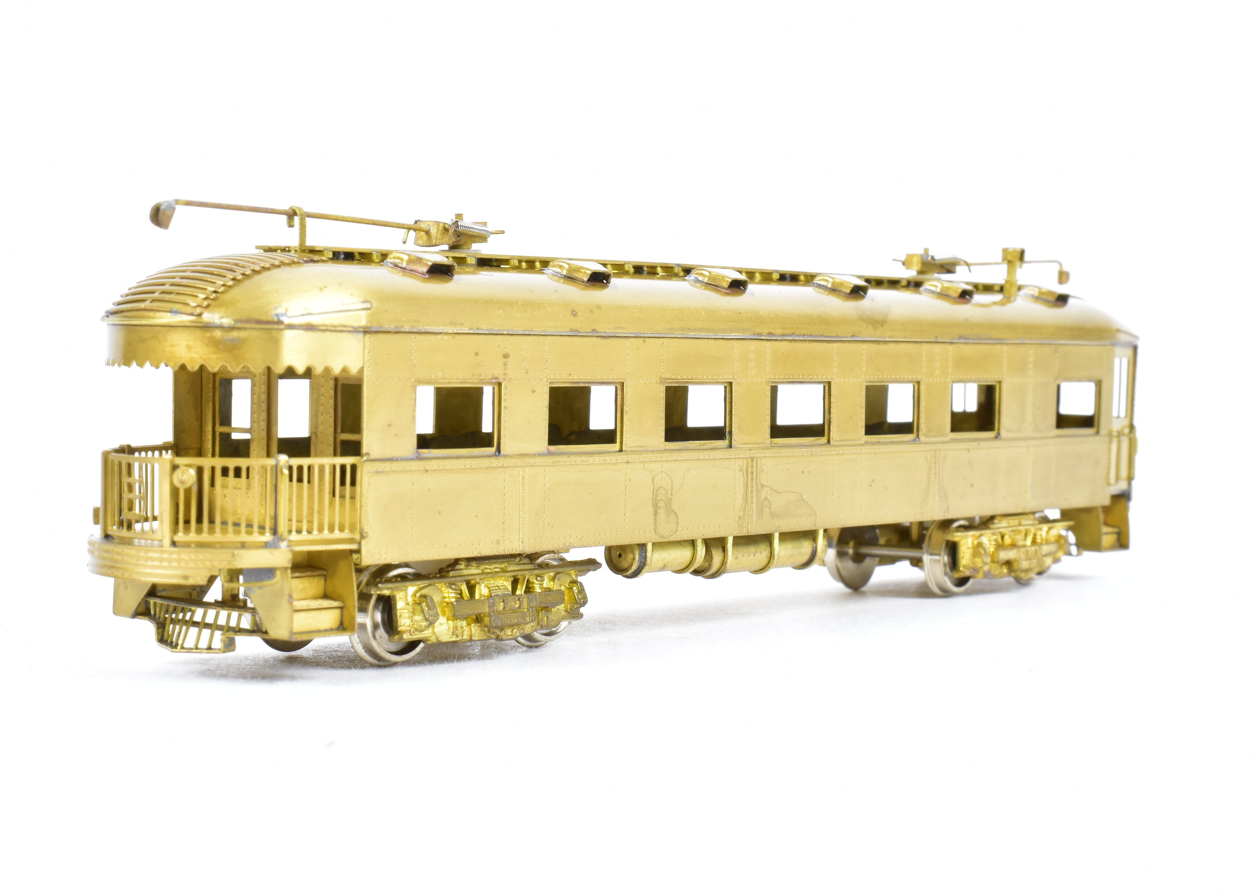 HO Scale Brass Model MTM - Midwest Trolley Museum CNS&M - North Shore Line No. 410 Parlor Observation Trailer Model for Collectors