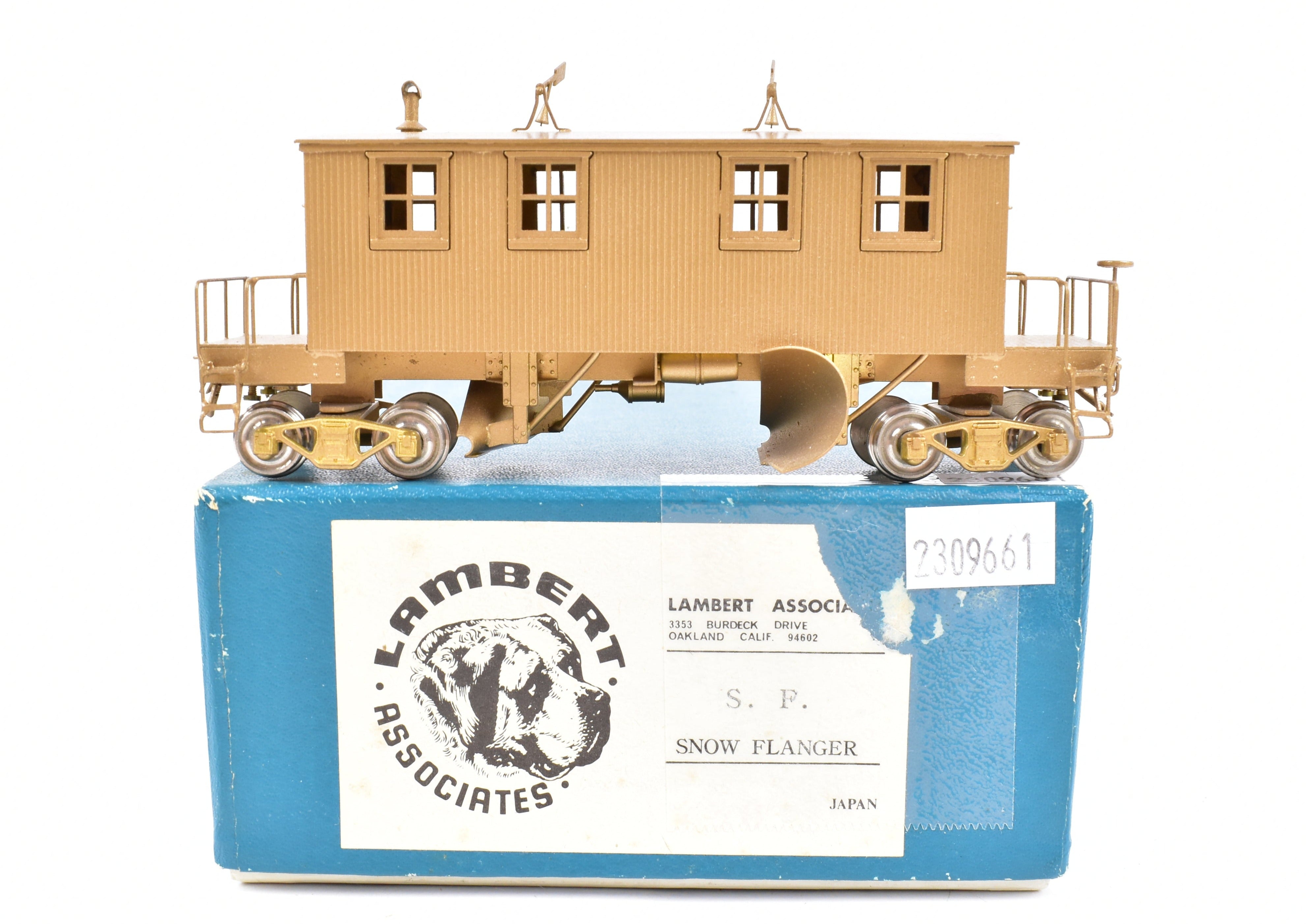 High - Quality HO Scale Brass Lambert Southern Pacific Snow Flanger Model