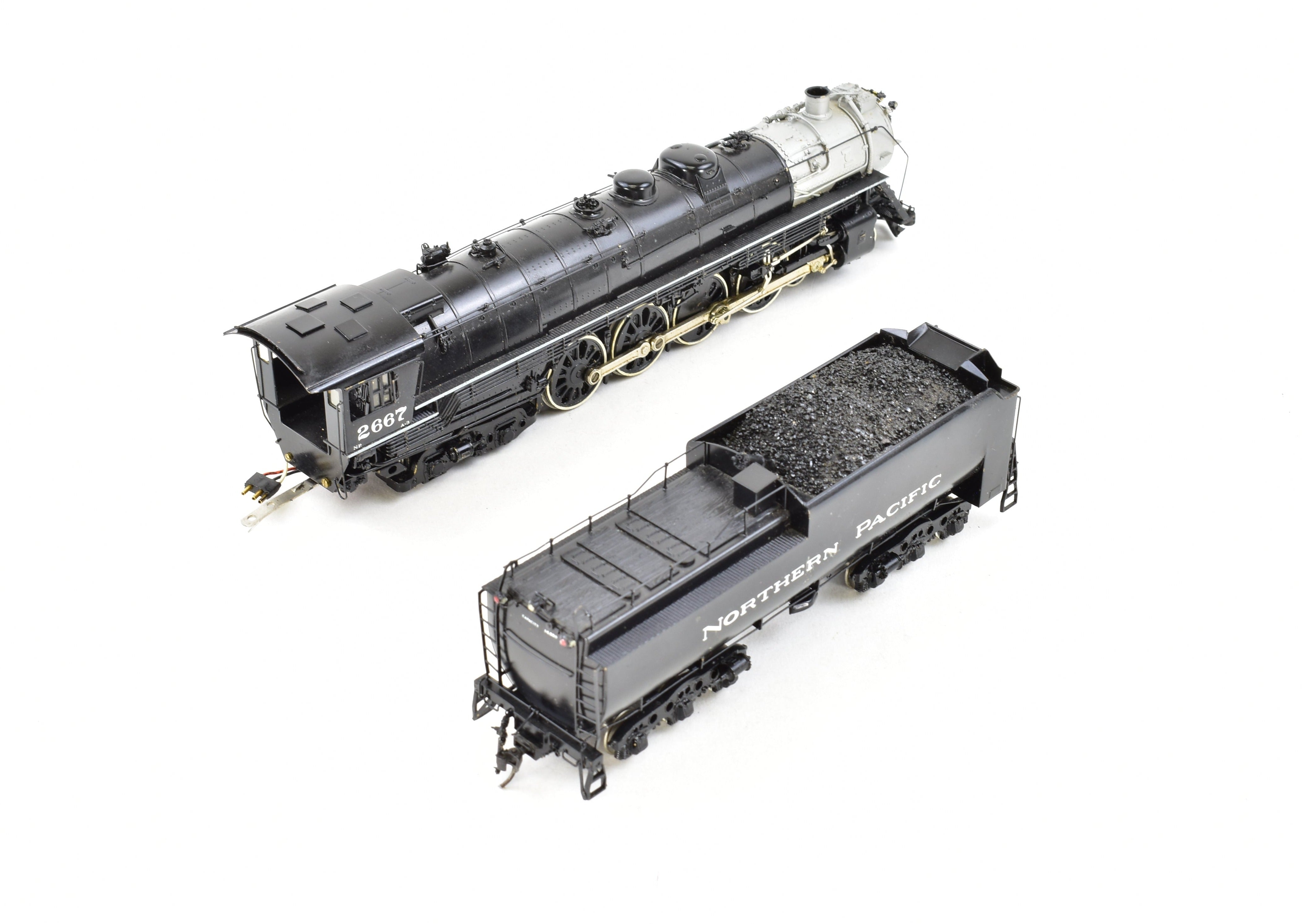 HO Scale Brass PFM Model Train - Fujiyama NP - Northern Pacific 4-8-4 Class A-3 1972 Run with PFM Sound, CP No. 2667