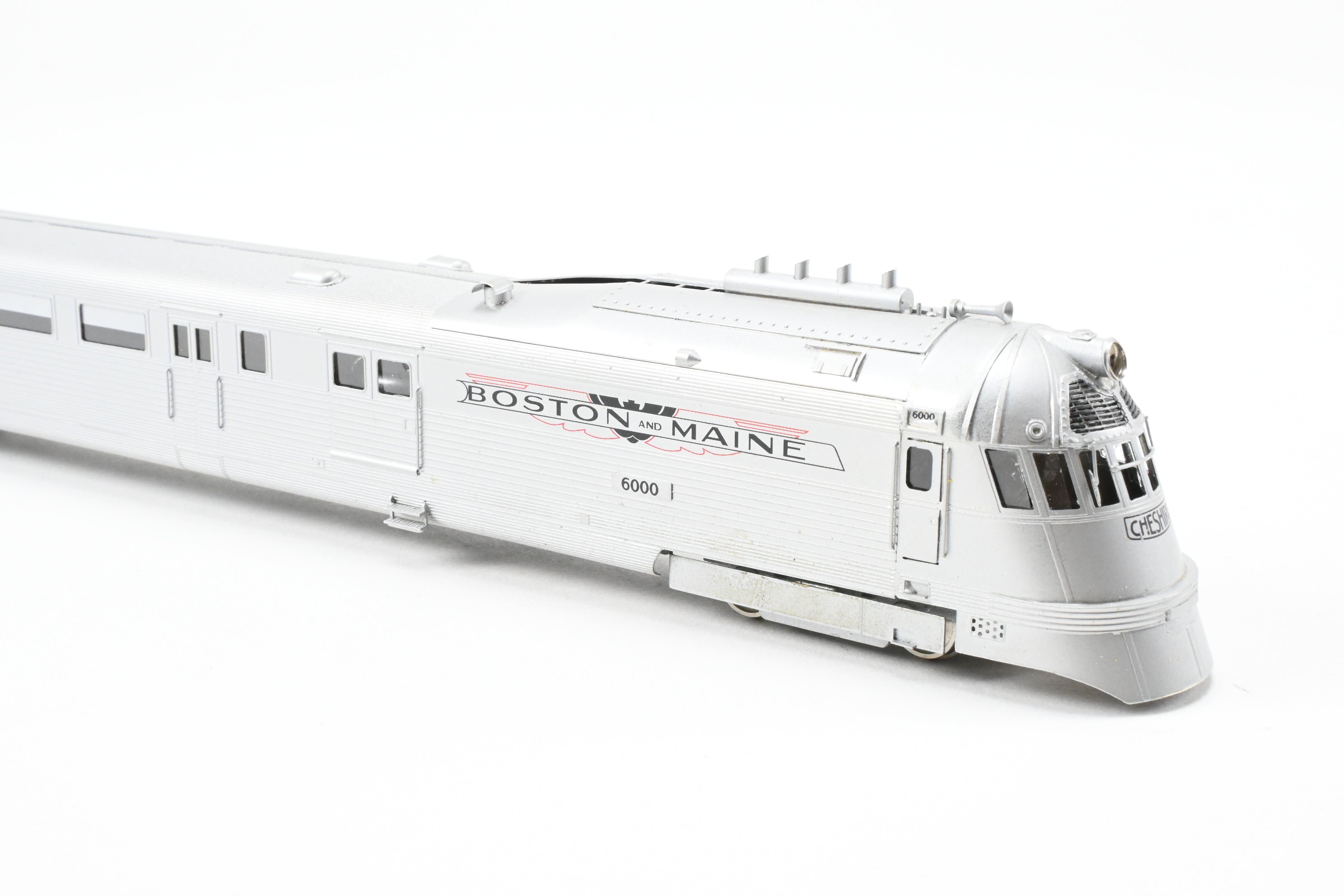 High - Quality HO Scale Custom Brass 3 - Car Train Model of Boston & Maine Flying Yankee Professionally Finished with ESU DCC and Sound System by NJ Custom Brass
