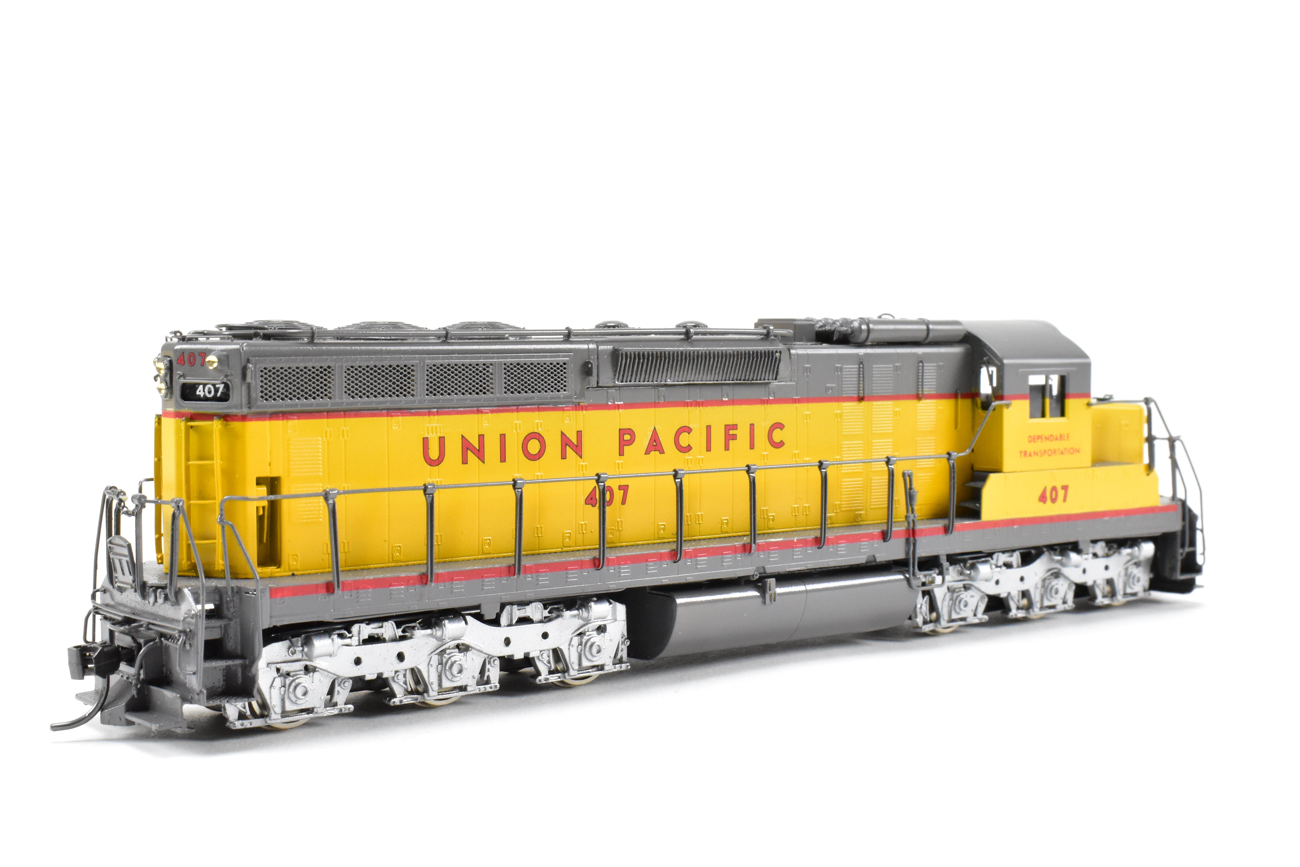 HO Brass Oriental Limited Union Pacific EMD SD24 2400 HP Custom Painted Low Hood #407