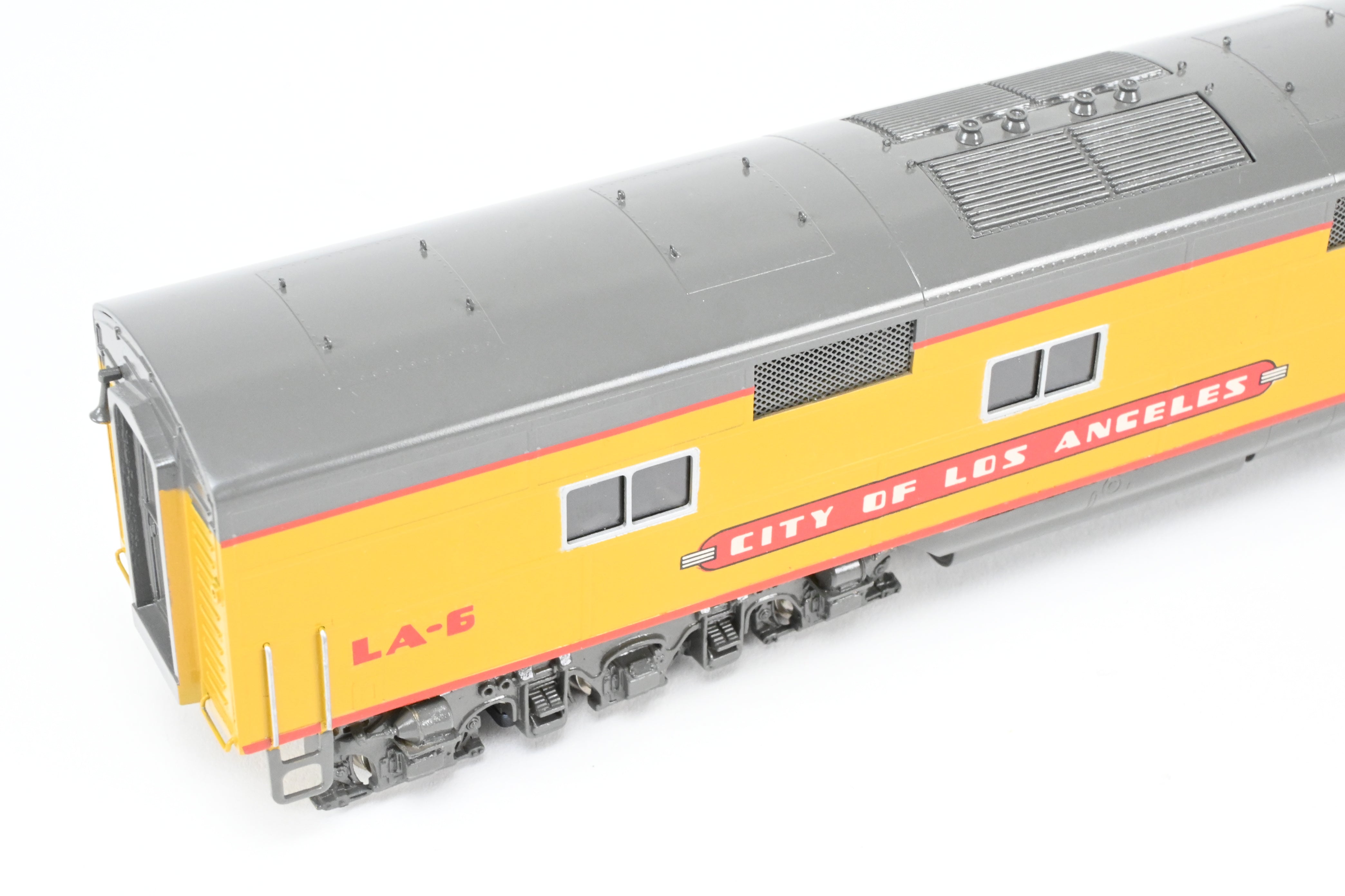HO Scale Brass Model Train Set - Union Pacific EMD E6A/E6B/E6B 3-Unit Professionally Painted Set for the City of Los Angeles by Oriental Limited