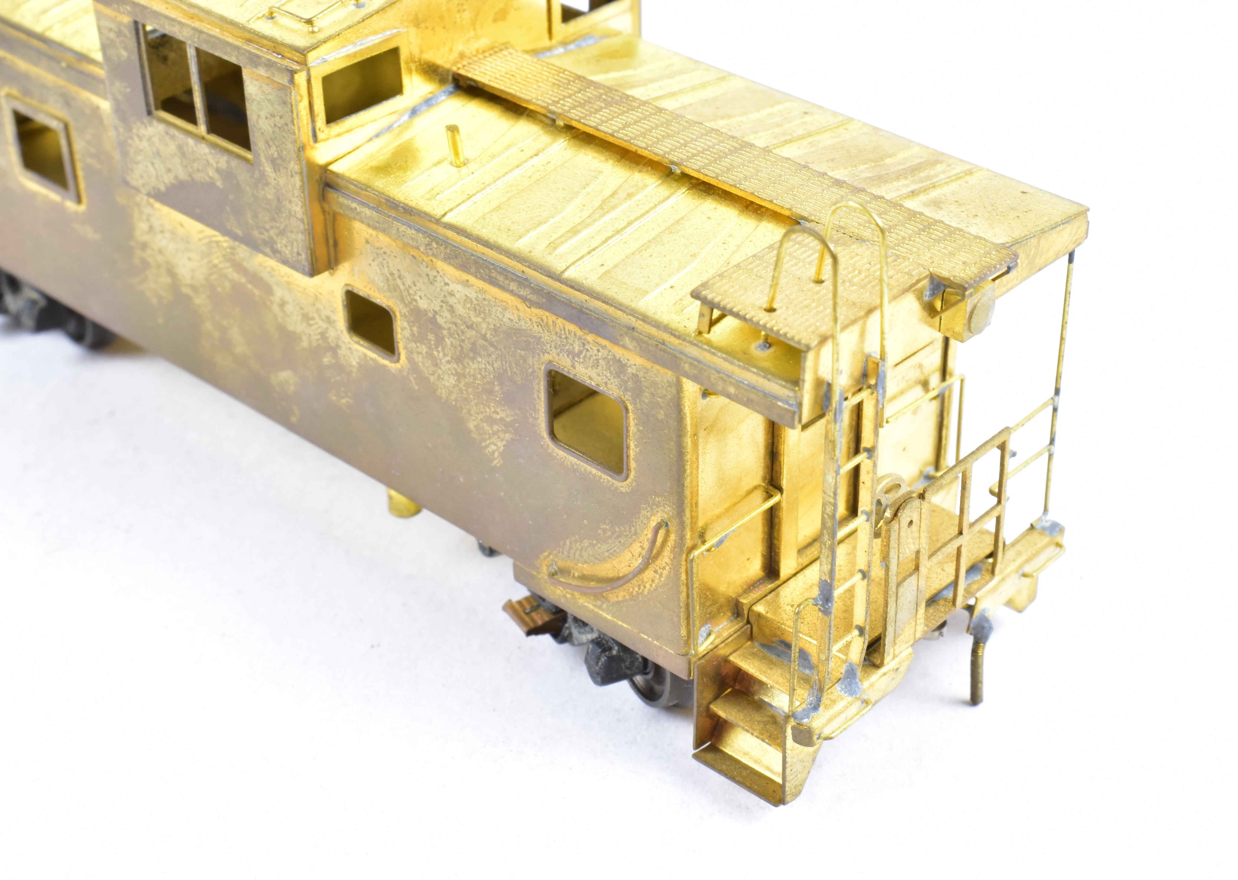 HO Scale Brass Model Railroad Wide Vision Caboose by LMB Models Inc. for Various Roads, International Design