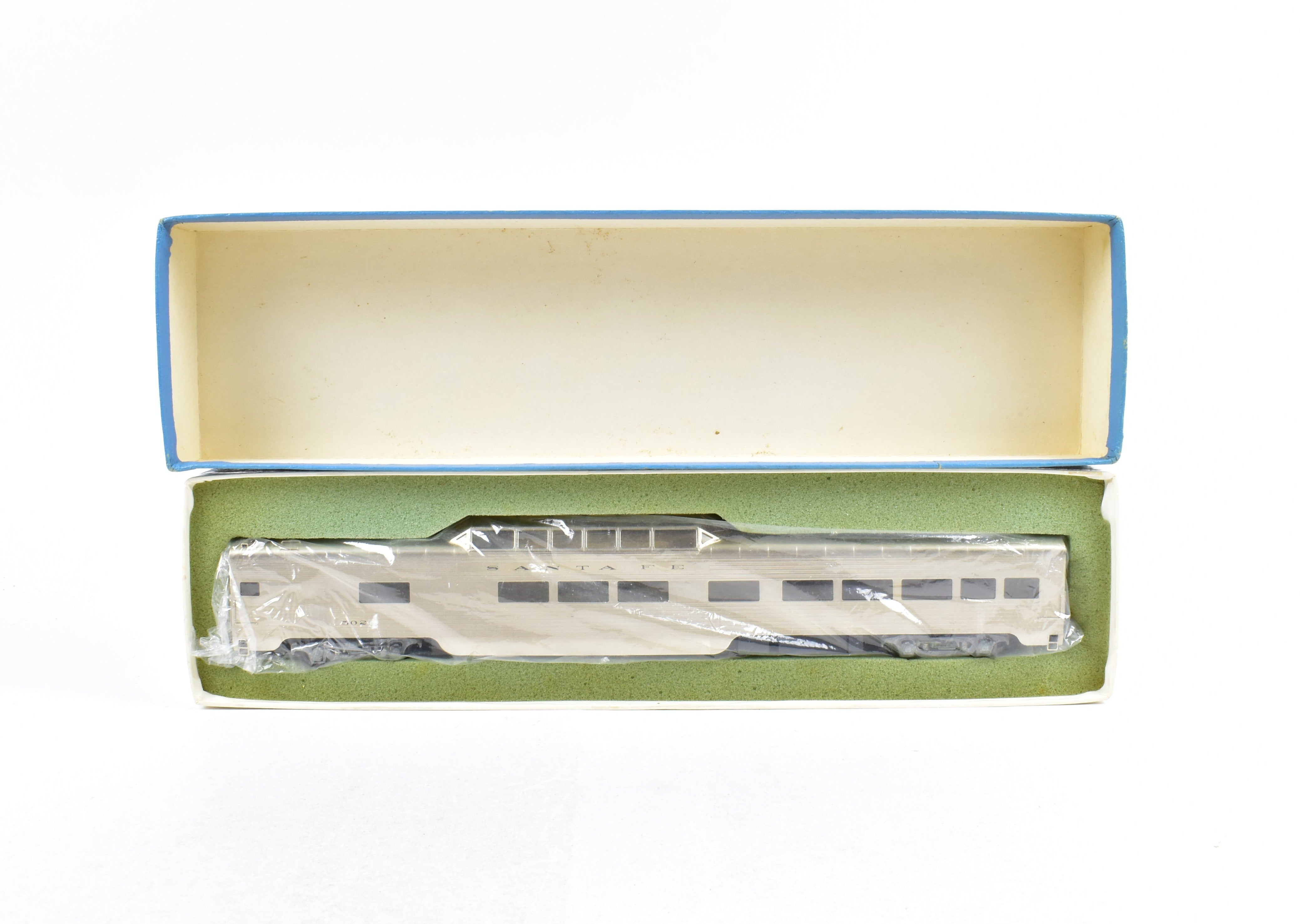 HO Scale Brass Lambert ATSF - Santa Fe Pullman Standard Dome Lettered Model Train Car
