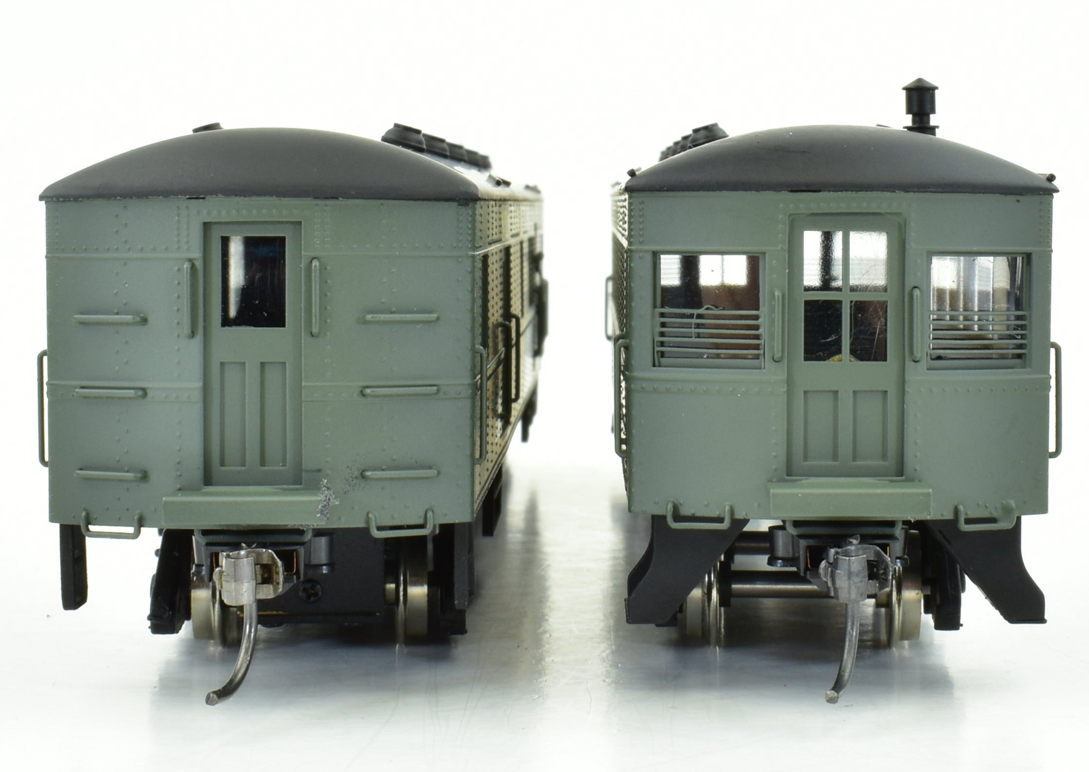 HO Scale Custom Brass Gas Motor Rail Car Set - New York Central 2 Car Set by Brass NJ Custom, Built by Orion in Japan