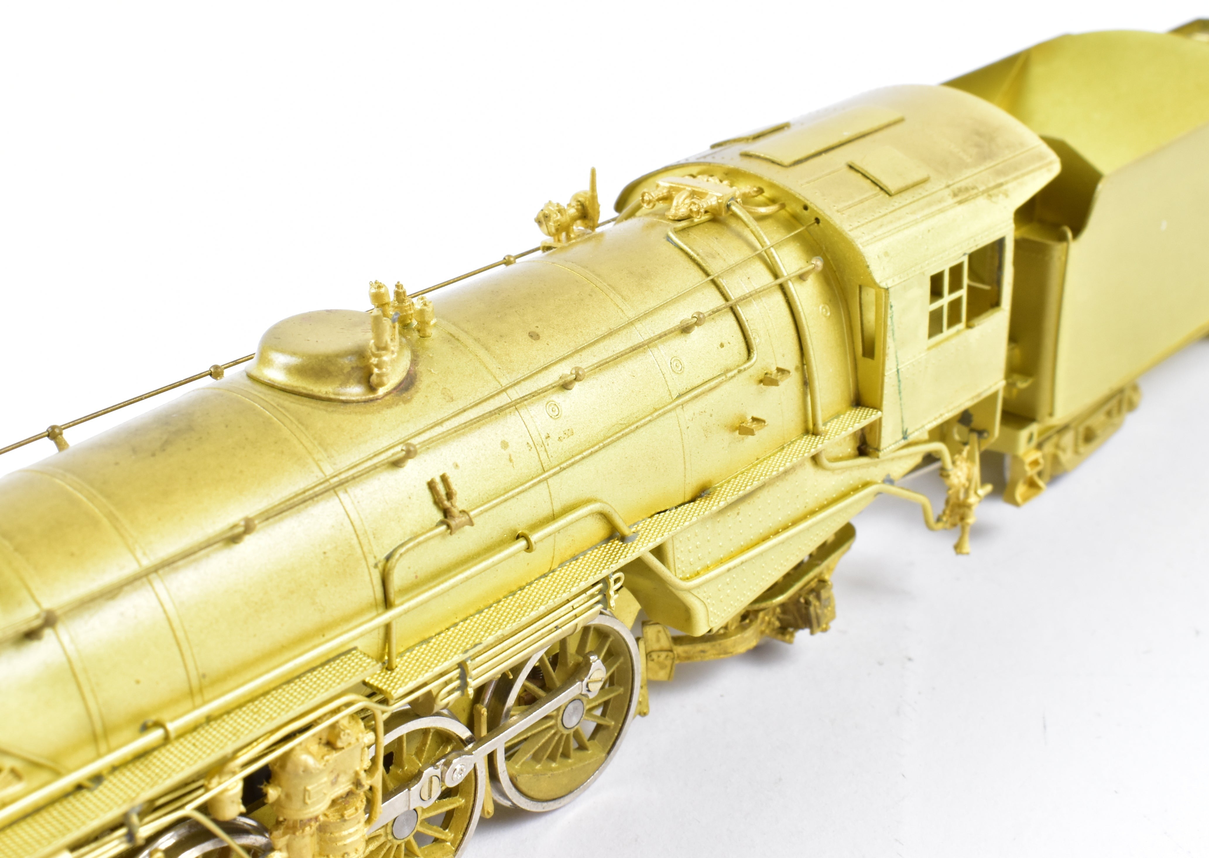 HO Scale Brass Model of Sunset Models' USRA (United States Railway Administration) Heavy 4 - 8 - 2 Mountain Locomotive